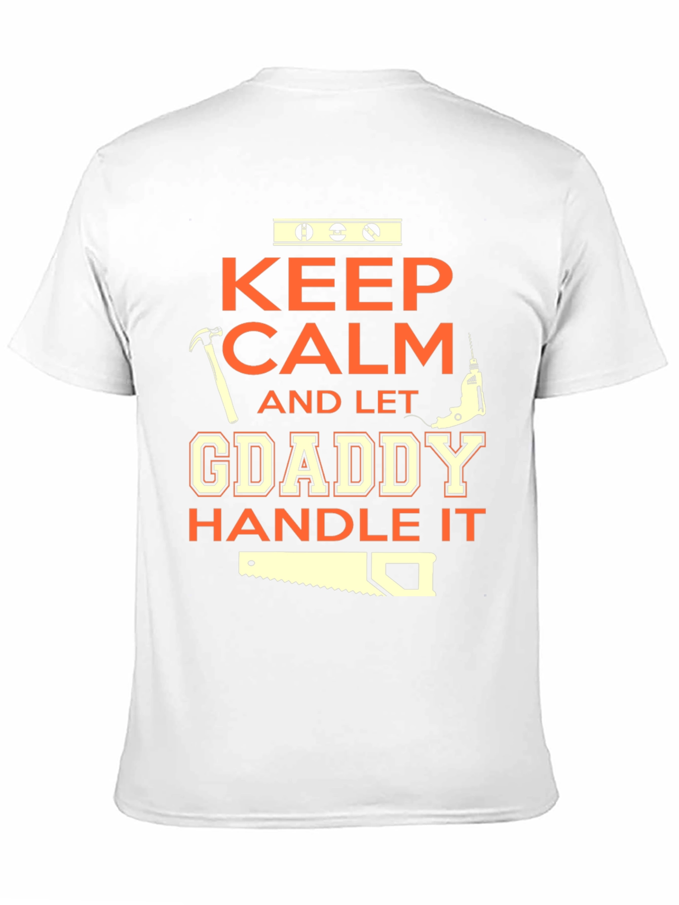 Camiseta Negra Keep Calm GDaddy Handle It