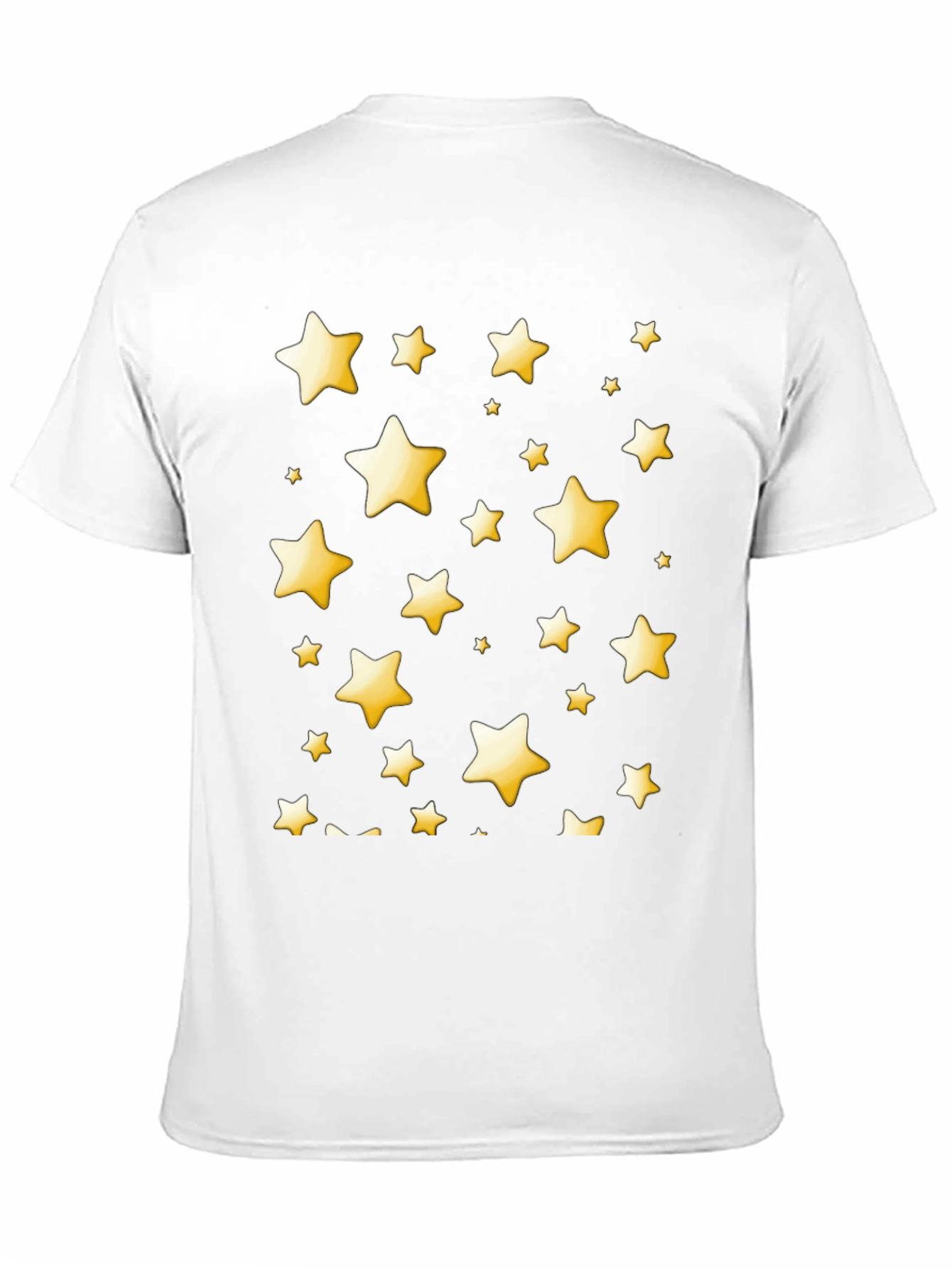 Camiseta Negra con Estrellas Amarillas