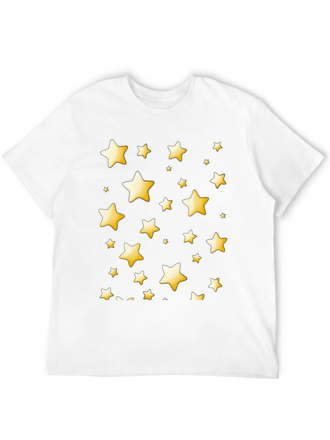 Camiseta Negra con Estrellas Amarillas
