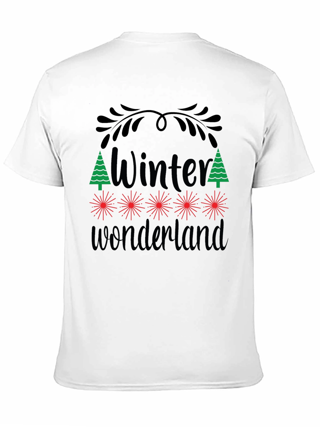 Camiseta Negra Invierno Mágico