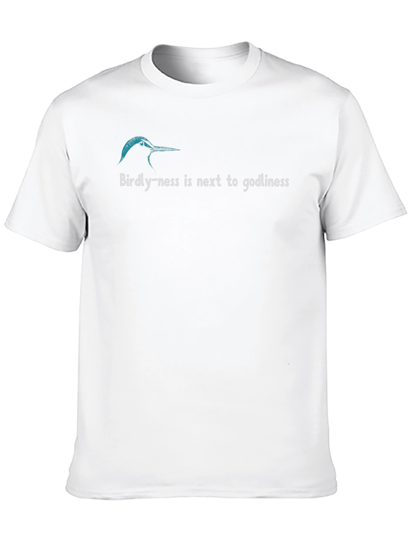 Camiseta Negra Birdly-ness is next to godliness