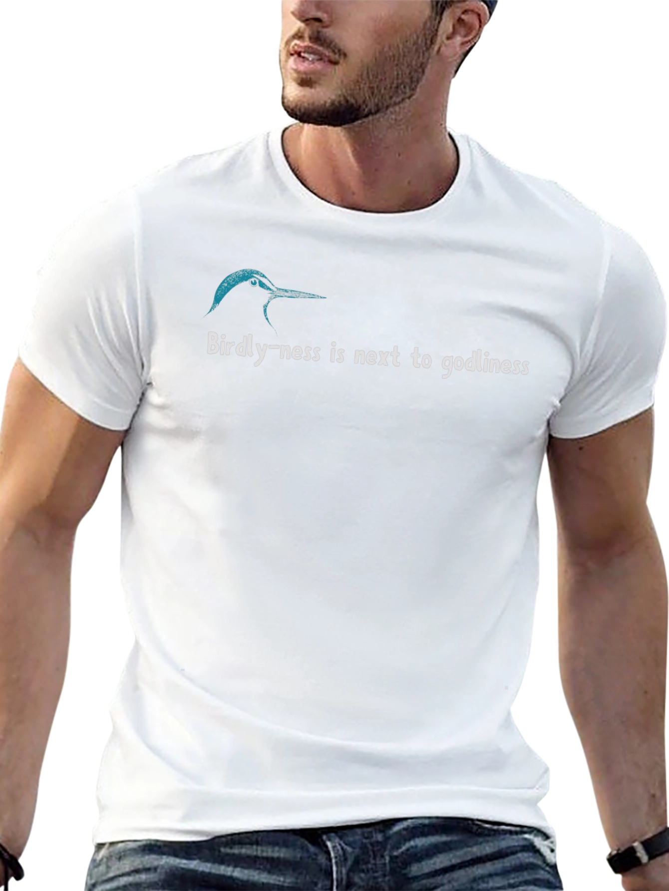 Camiseta Negra Birdly-ness is next to godliness
