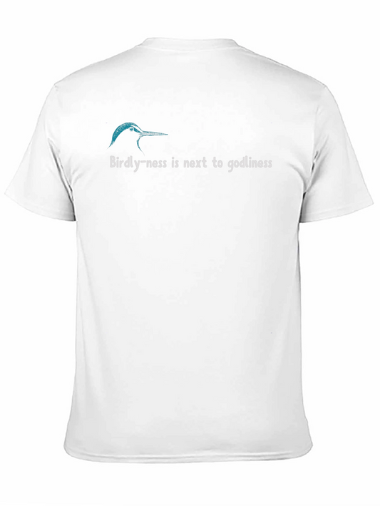 Camiseta Negra Birdly-ness is next to godliness