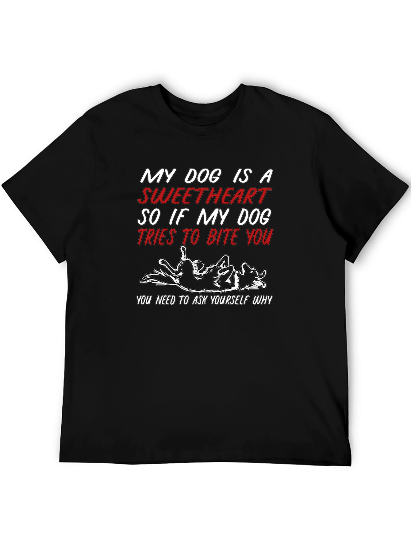 Camiseta Negra: Mi Perro es un Amor