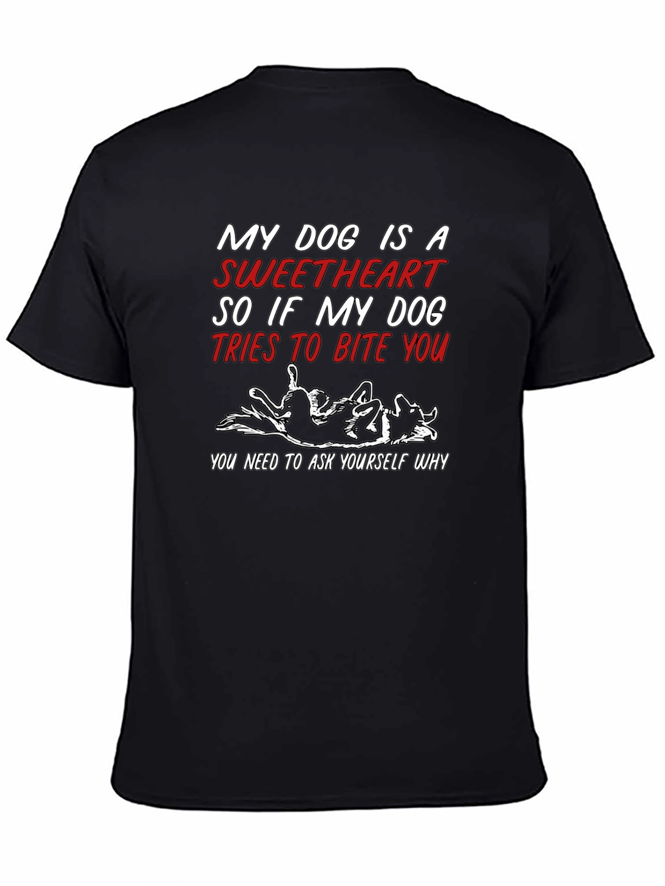 Camiseta Negra: Mi Perro es un Amor