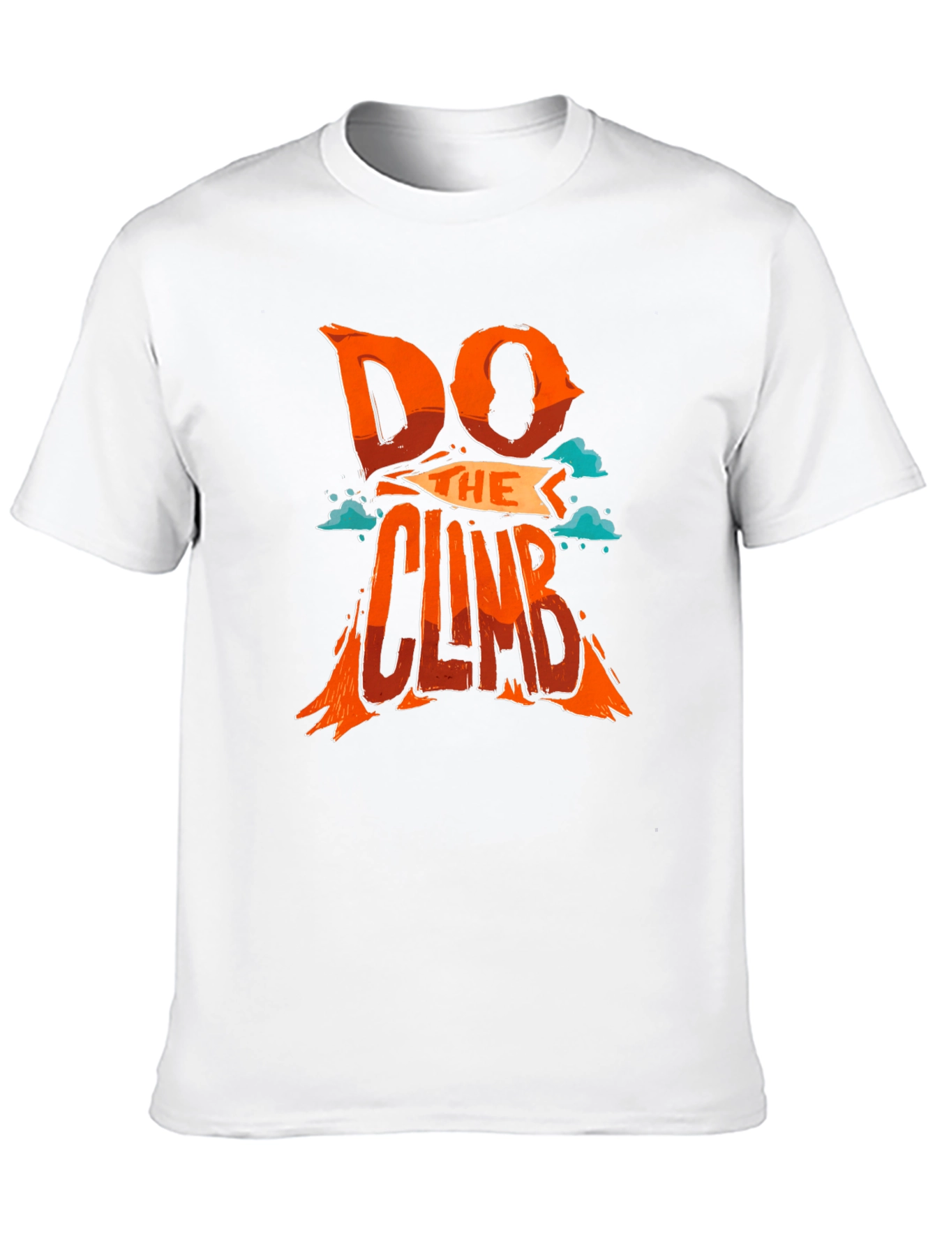 Camiseta Negra Do The Climb para Aventureros