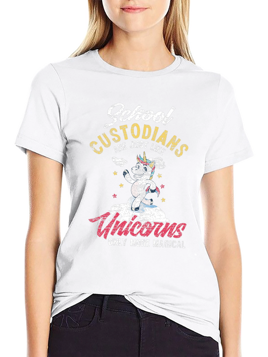 Camiseta Custodios Escolares: ¡Unicornios Mágicos!