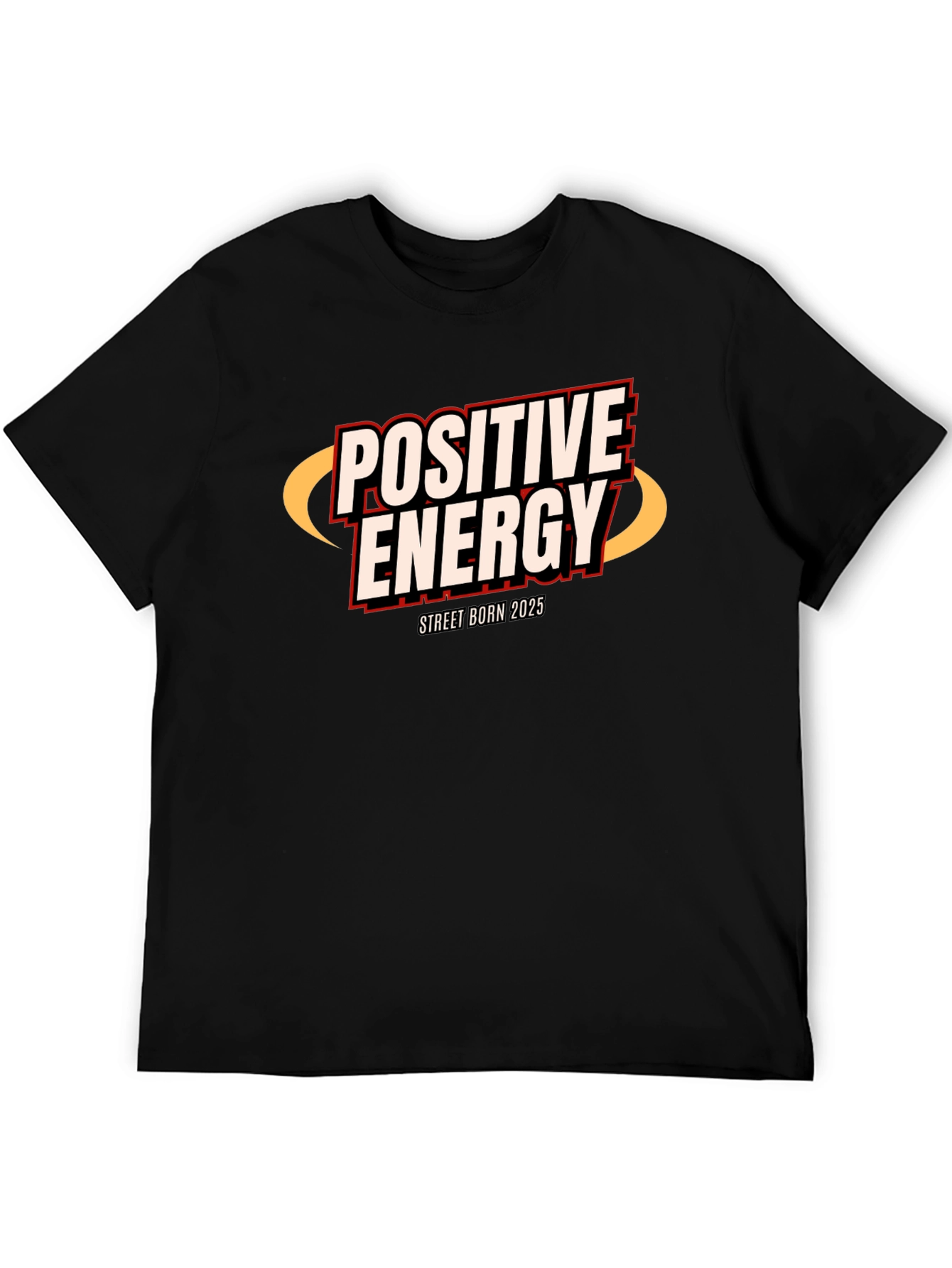 Camiseta Negra Energía Positiva
