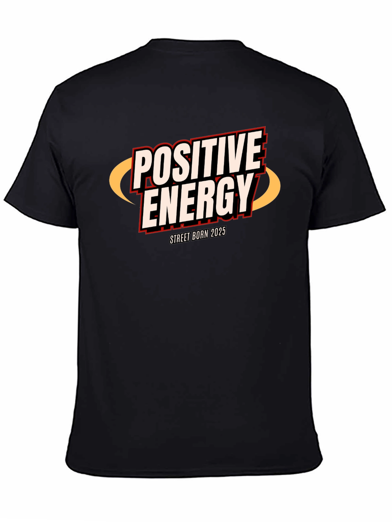 Camiseta Negra Energía Positiva