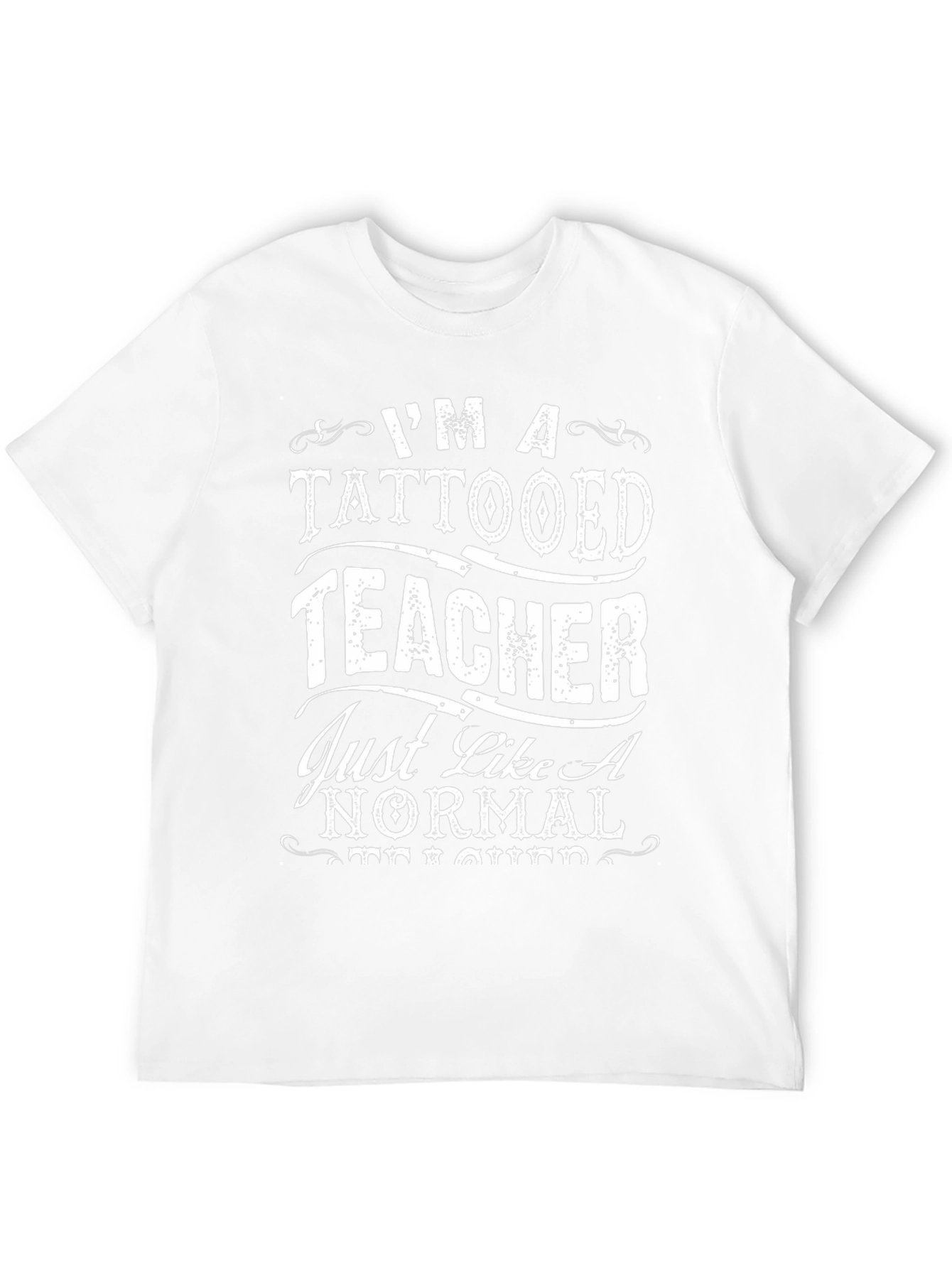 Camiseta Negra: Soy un Profesor Tatuado