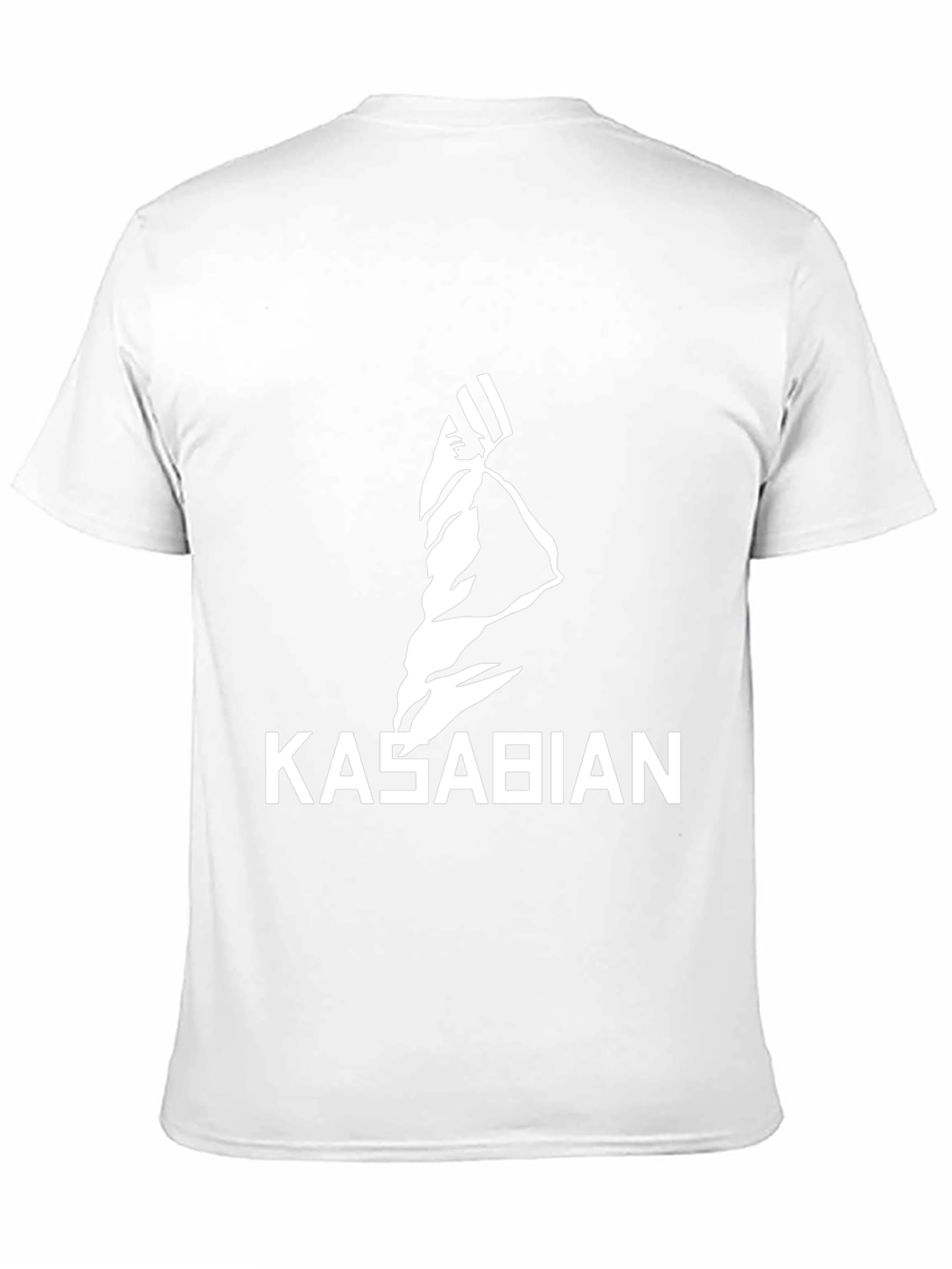 Camiseta Negra Kasabian Diseño Gráfico Hombre