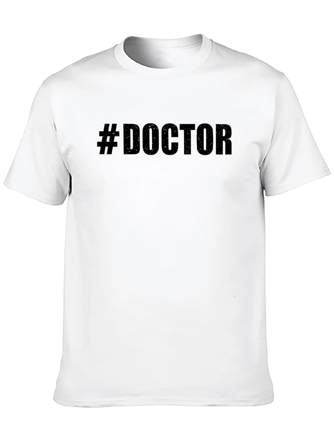Camiseta Negra #DOCTOR Unisex - Estilo Casual