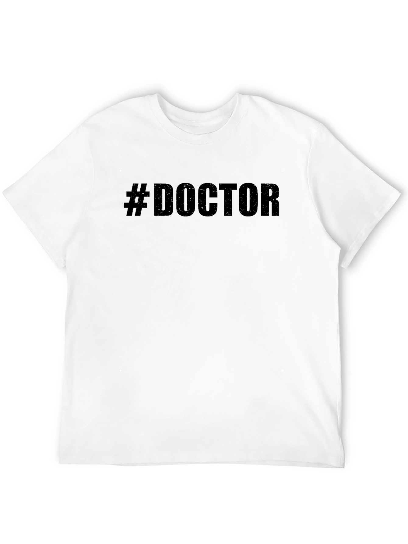 Camiseta Negra #DOCTOR Unisex - Estilo Casual