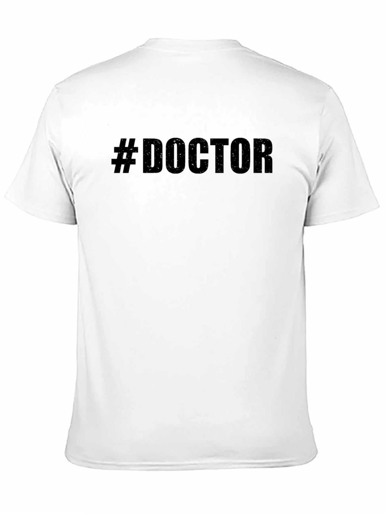 Camiseta Negra #DOCTOR Unisex - Estilo Casual