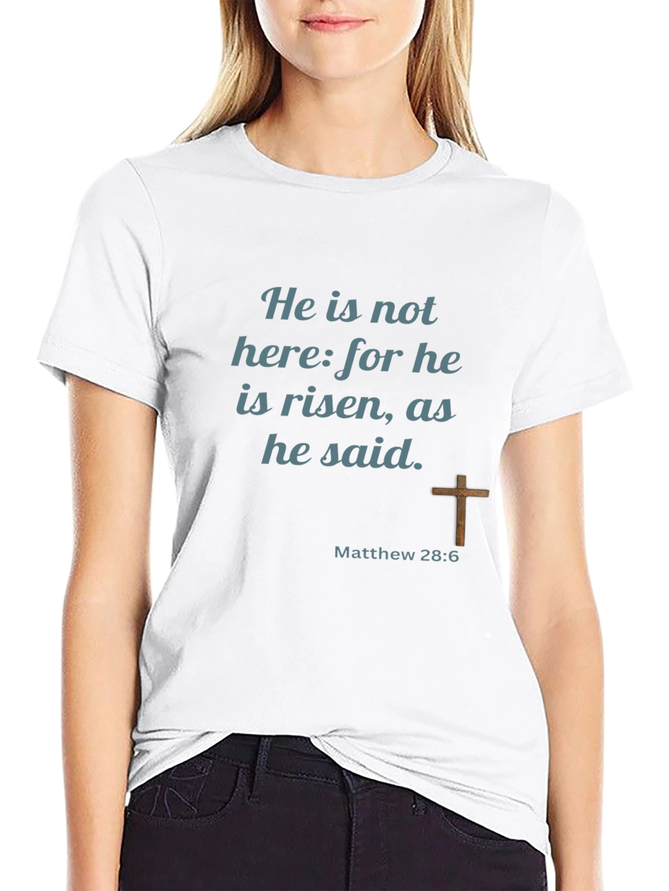 Camiseta Cristiana: ¡Ha Resucitado! Mateo 28:6