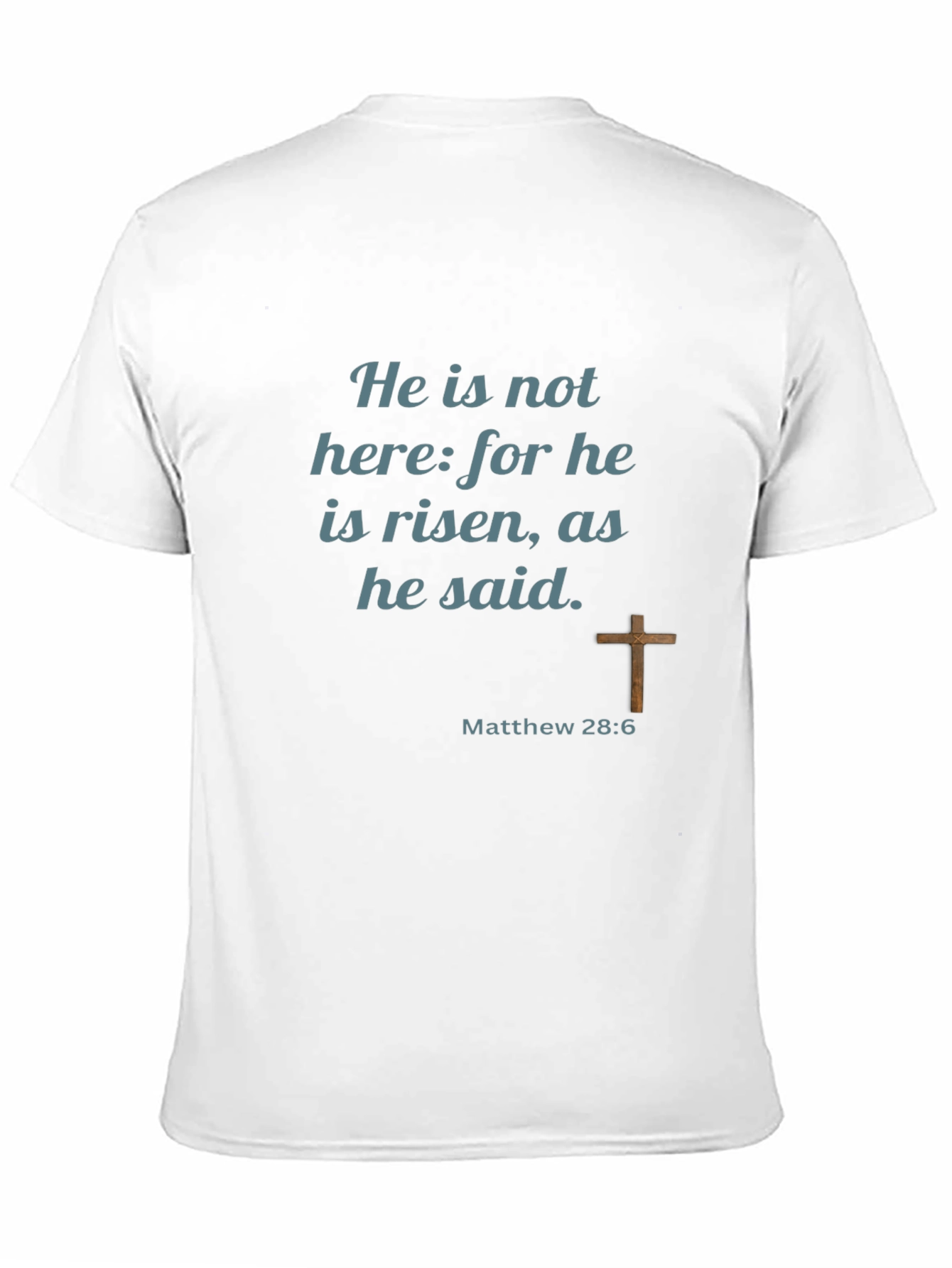 Camiseta Cristiana: ¡Ha Resucitado! Mateo 28:6