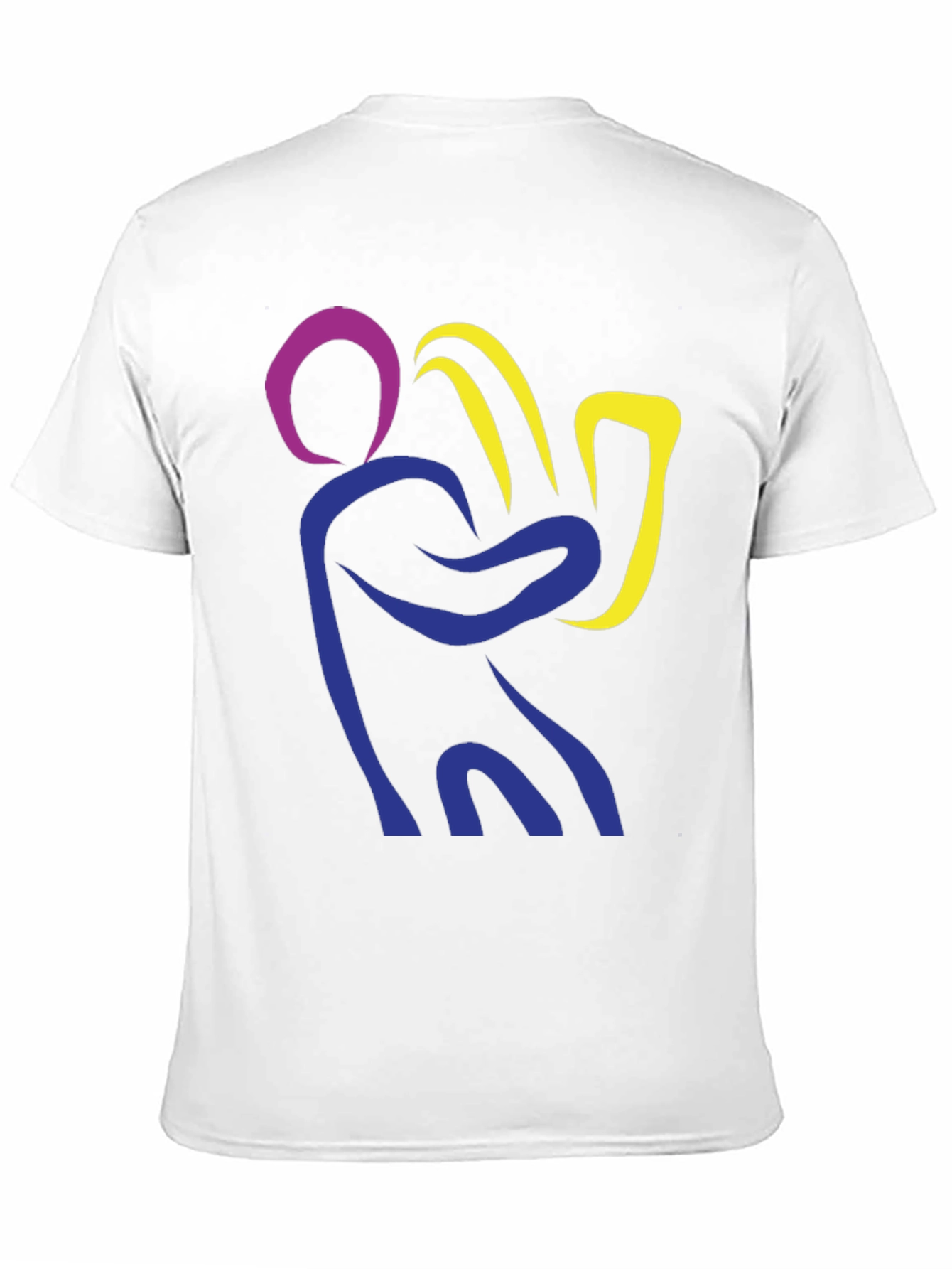 Camiseta Hombre Diseño Abstracto Músico Jazz