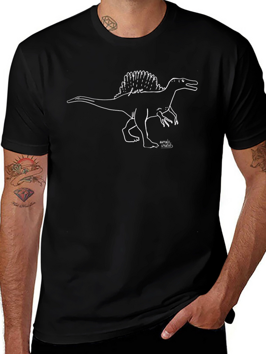 Camiseta Negra Spinosaurus Love