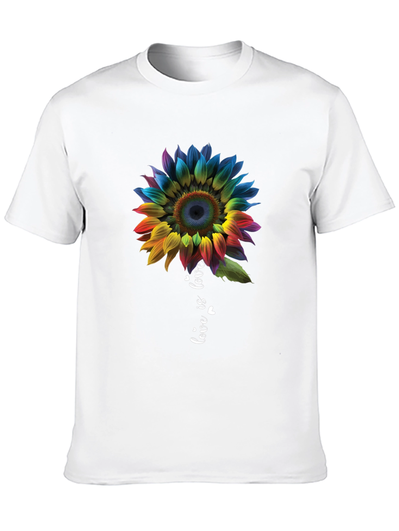 Camiseta Negra Girasol El Amor es Amor