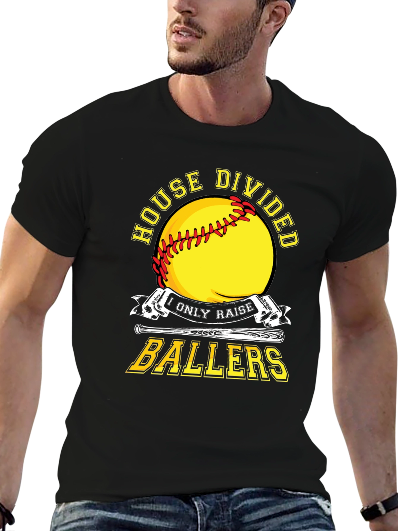 Camiseta de Béisbol House Divided Ballers