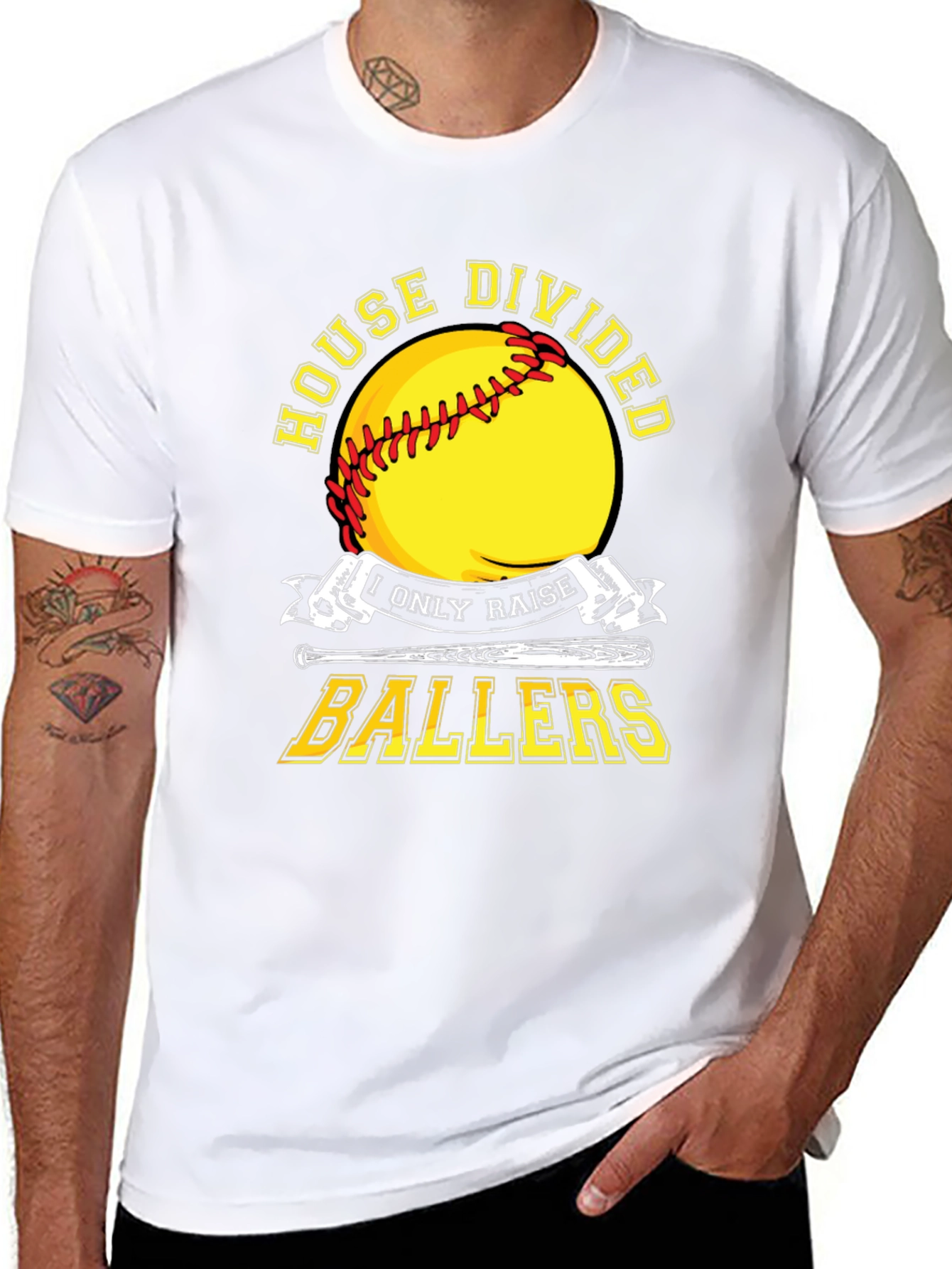 Camiseta de Béisbol House Divided Ballers