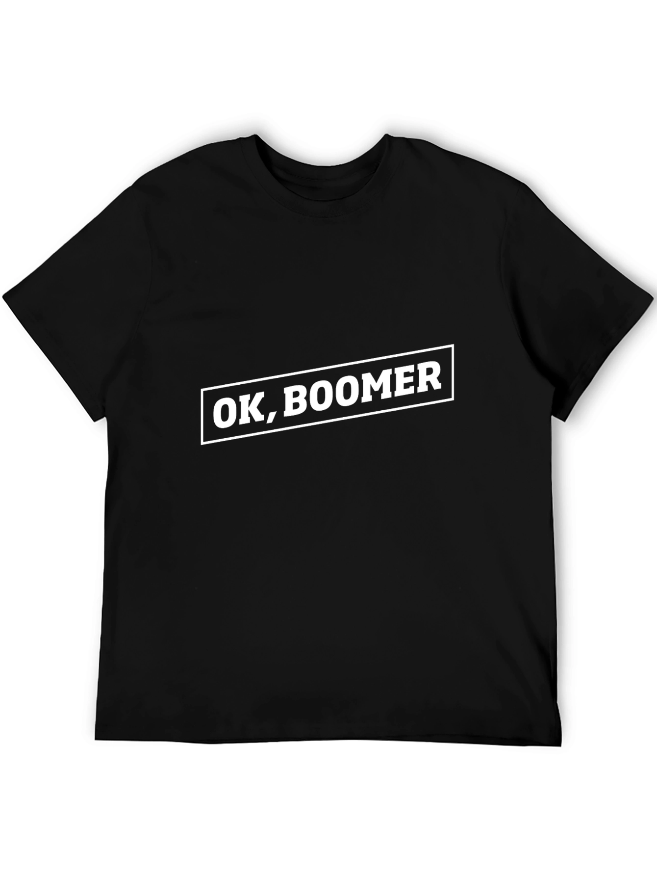 Camiseta Negra Ok Boomer Hombre