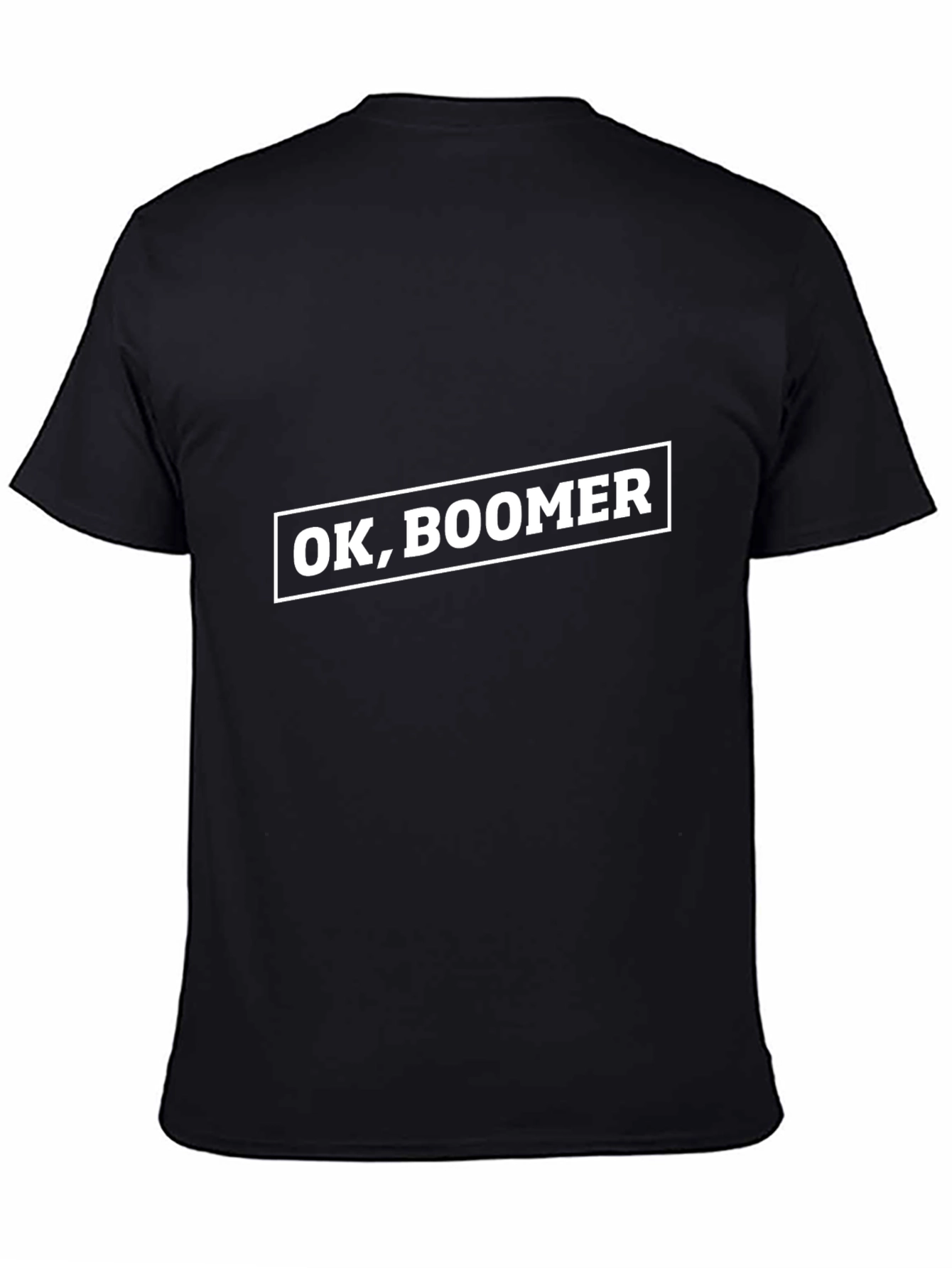 Camiseta Negra Ok Boomer Hombre