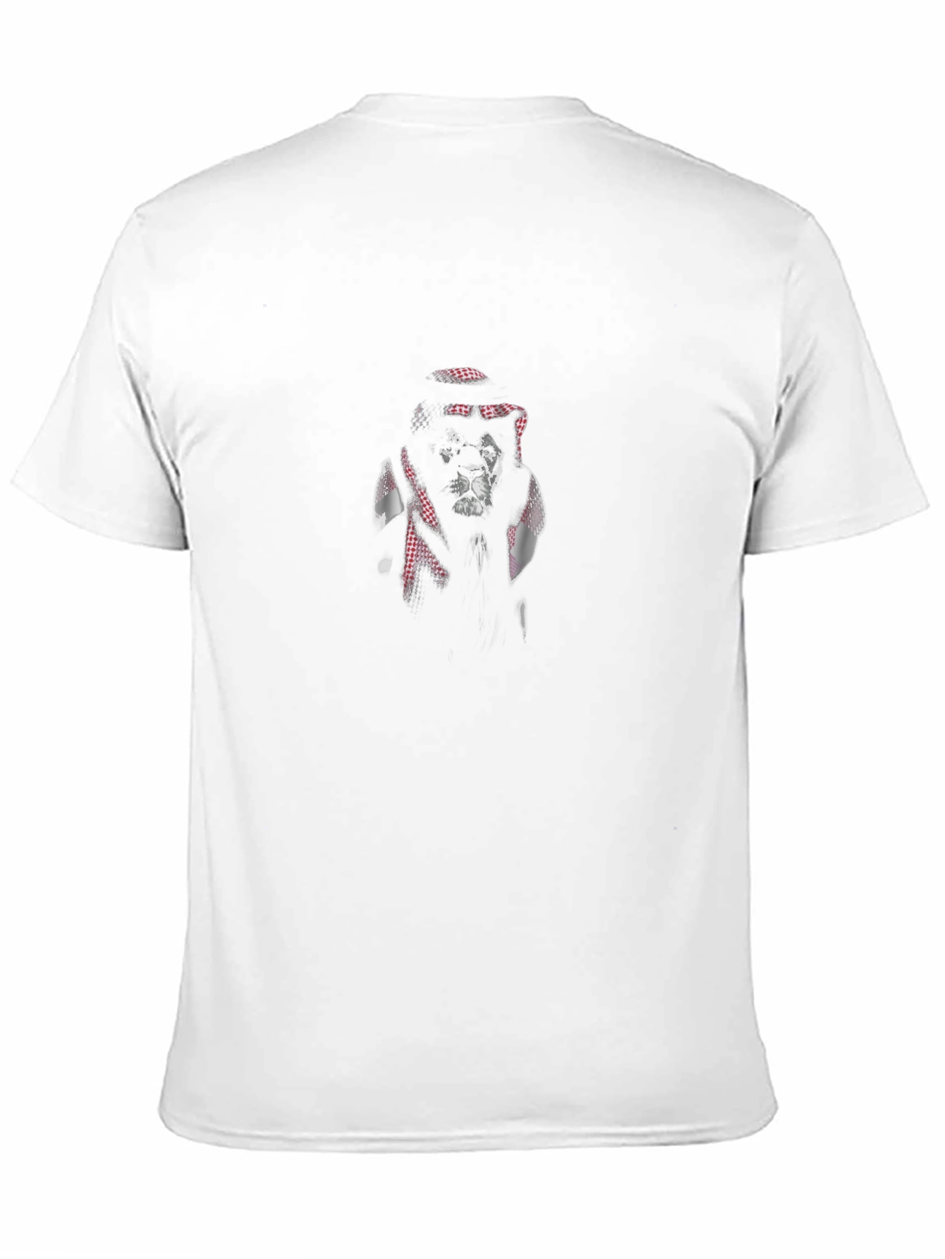 Camiseta Negra con León Árabe