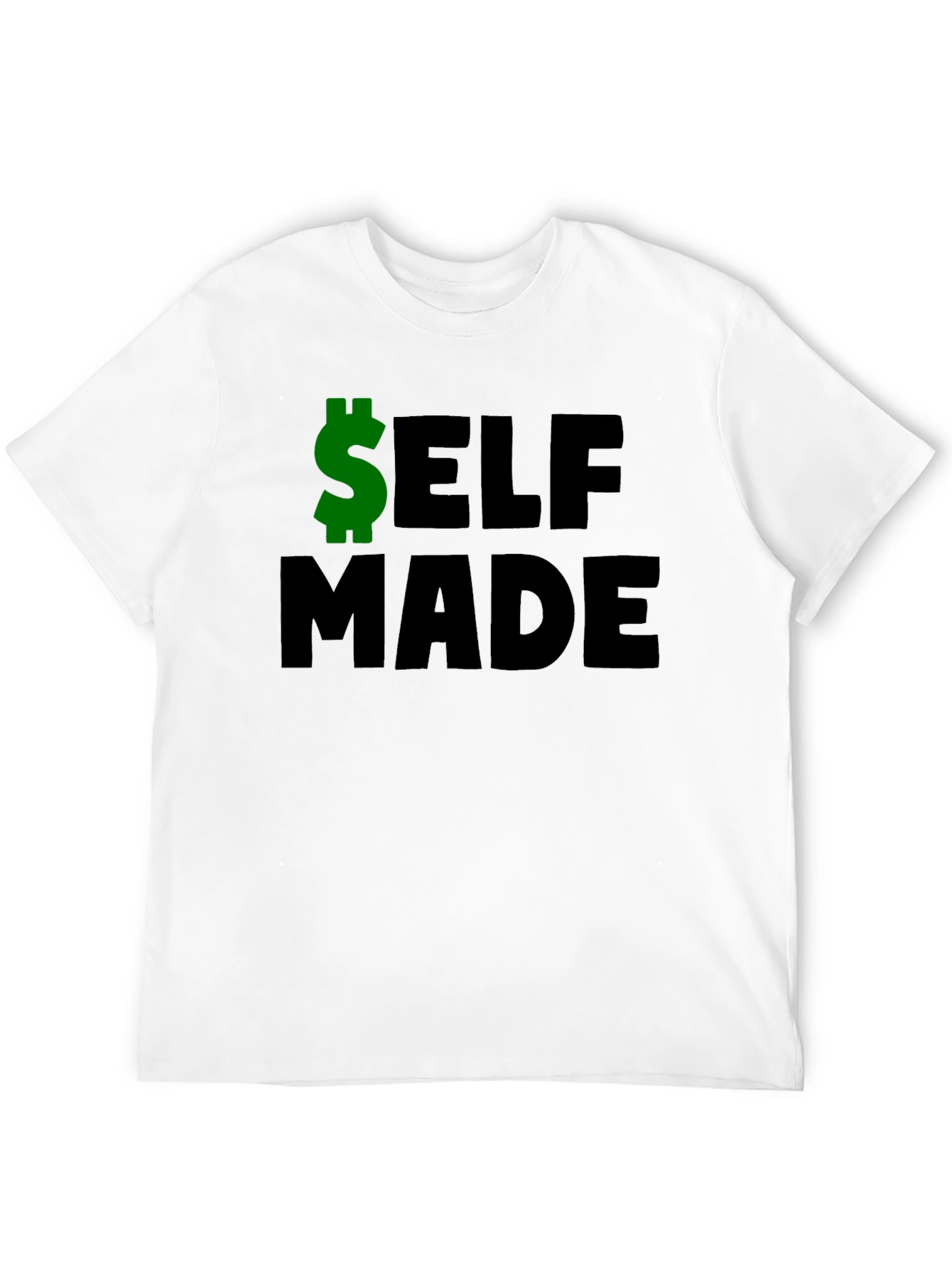 Camiseta Negra: Self Made