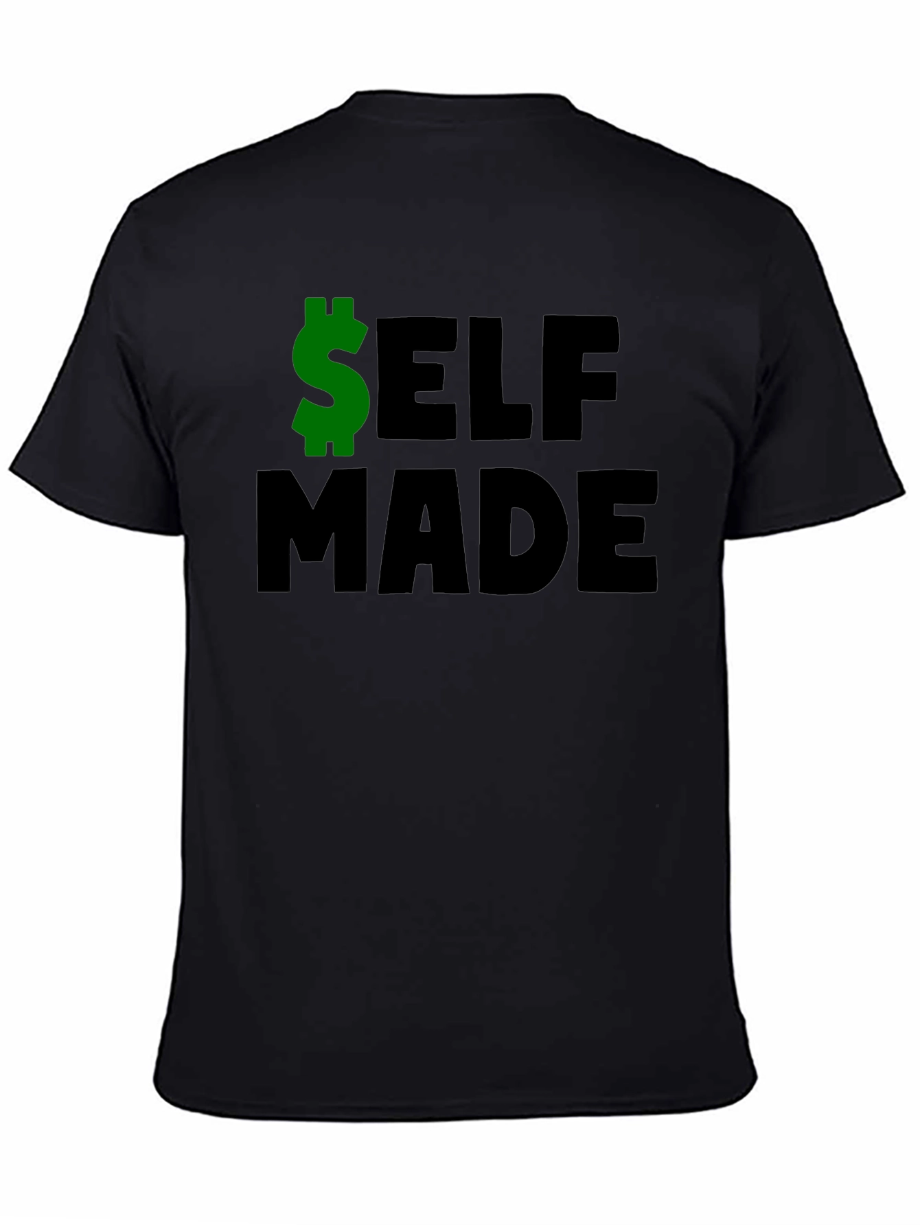 Camiseta Negra: Self Made