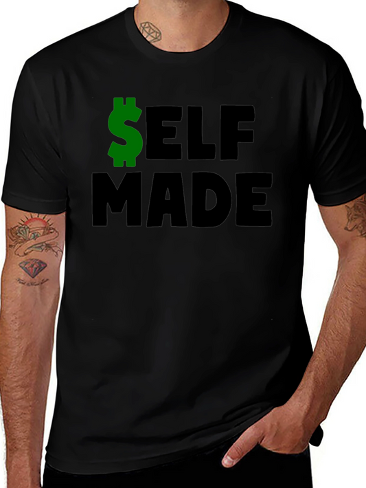Camiseta Negra: Self Made