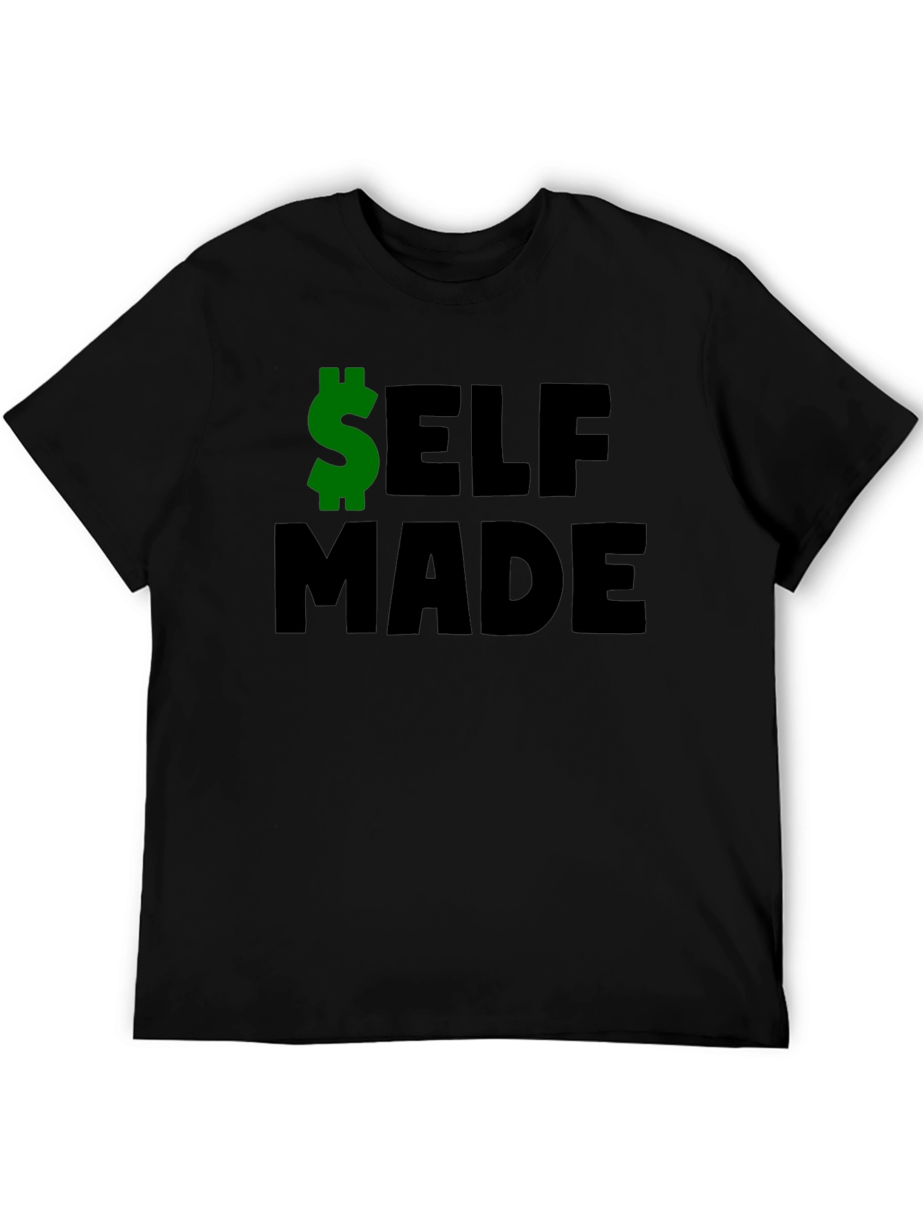 Camiseta Negra: Self Made
