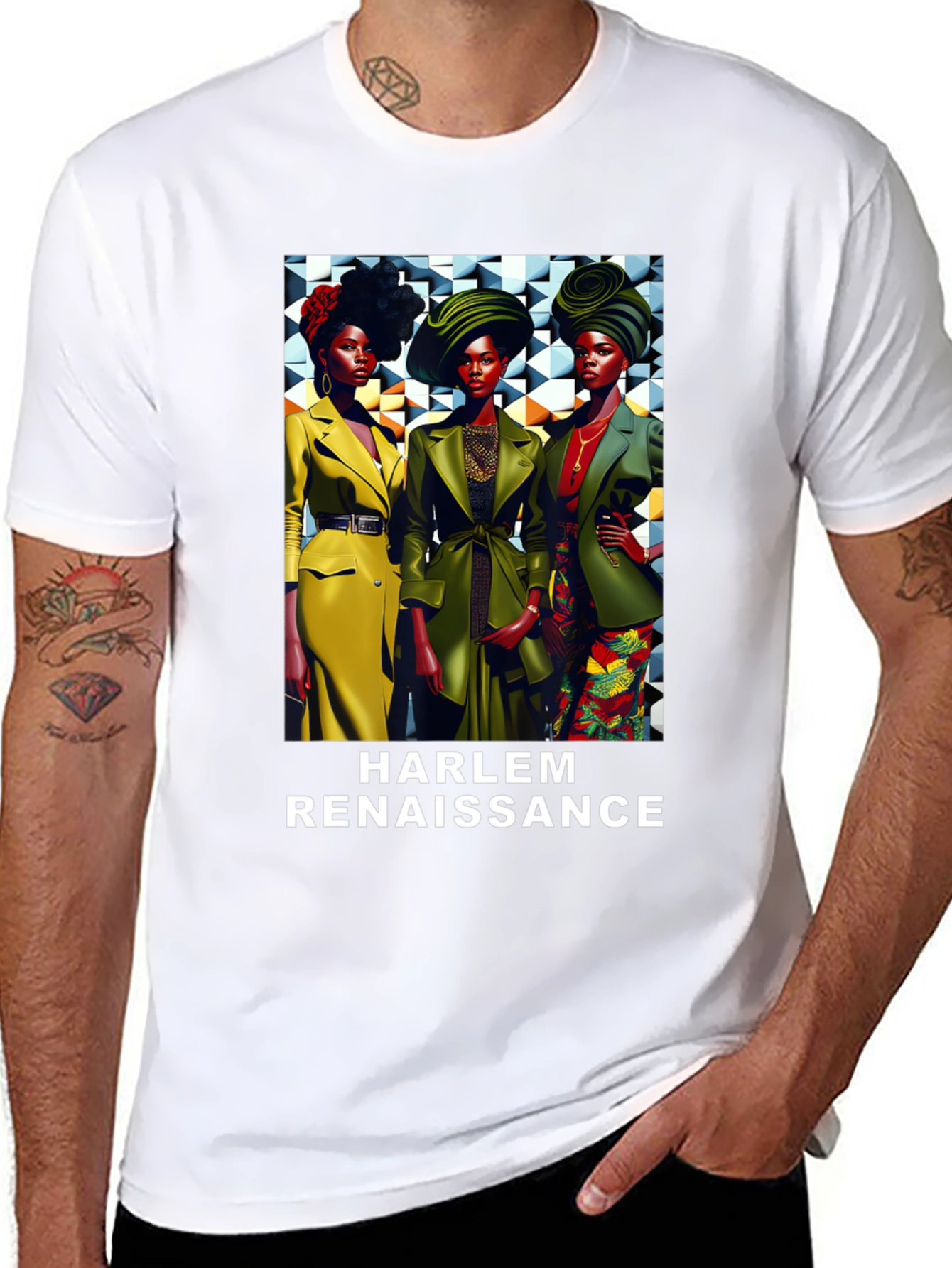 Camiseta Harlem Renaissance - Elegancia y Estilo Artístico