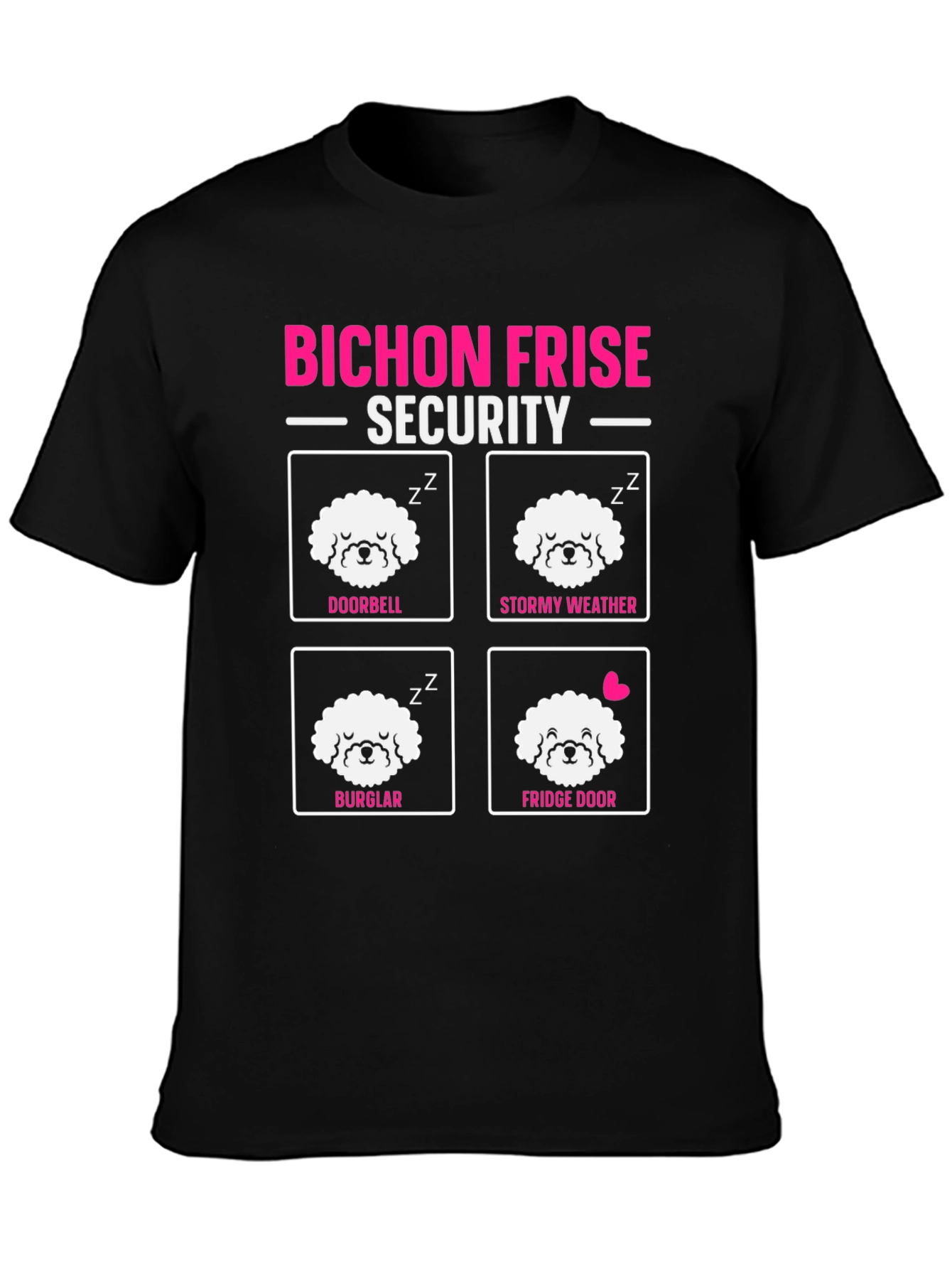 Camiseta Bichón Frise Security