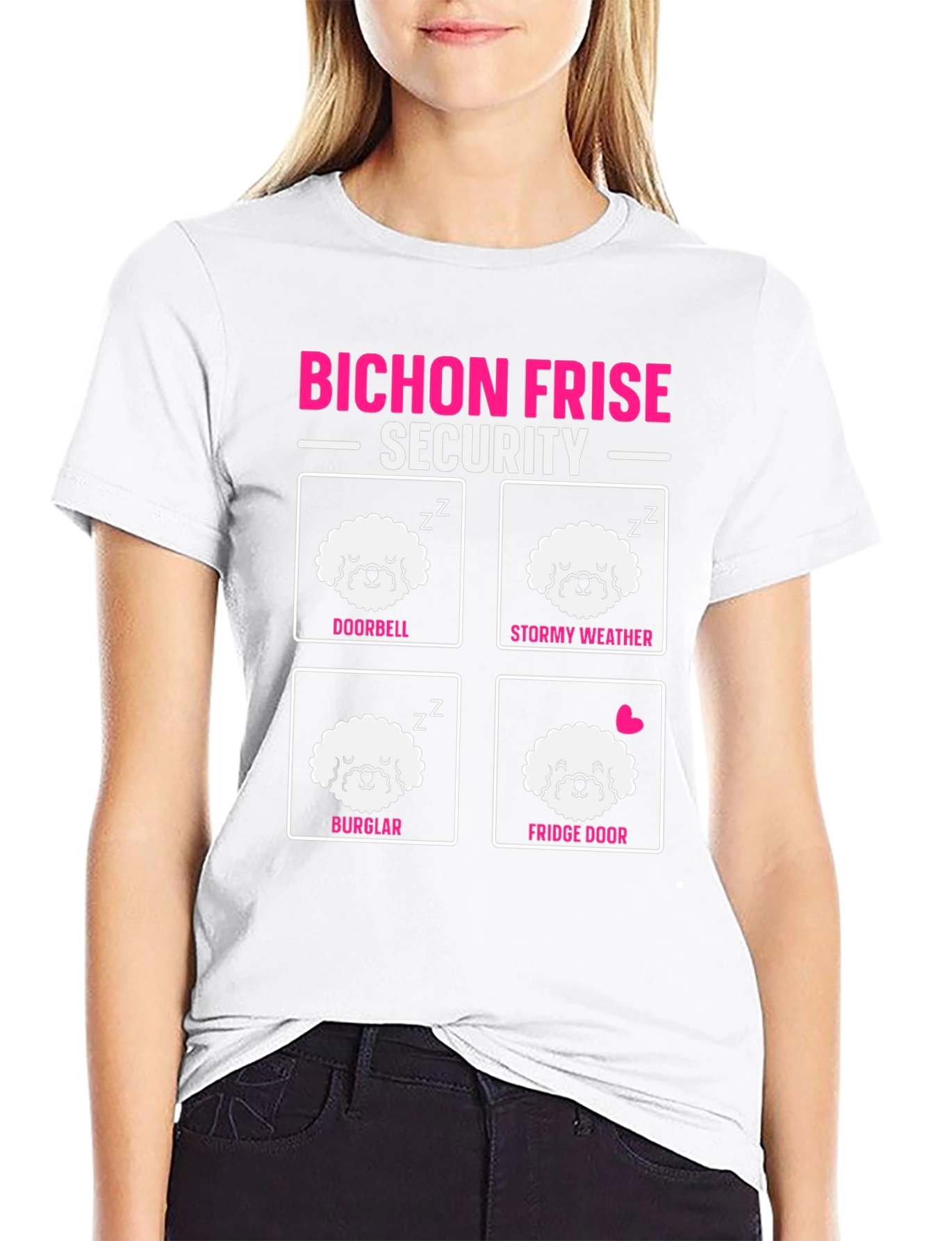 Camiseta Bichón Frise Security