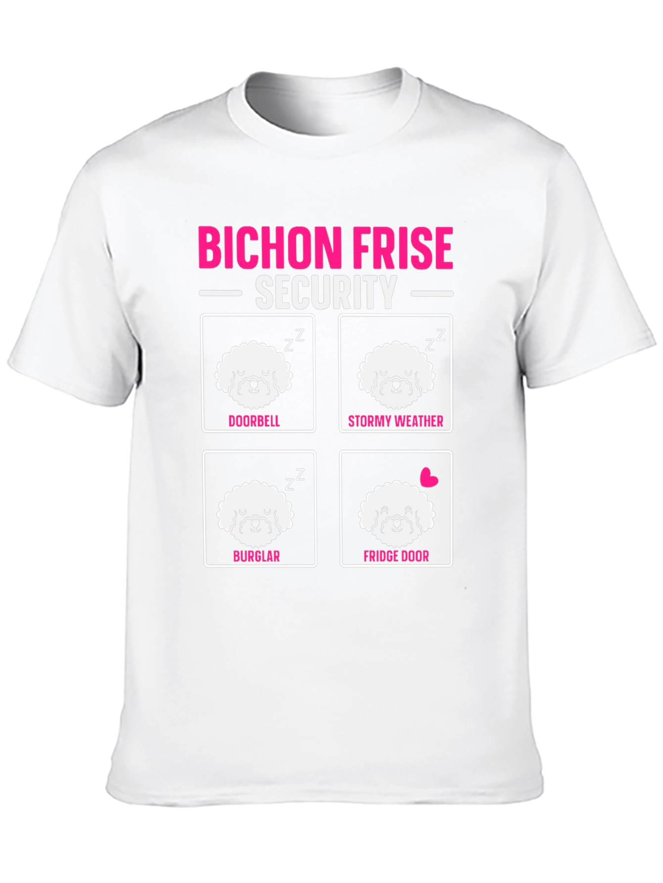 Camiseta Bichón Frise Security