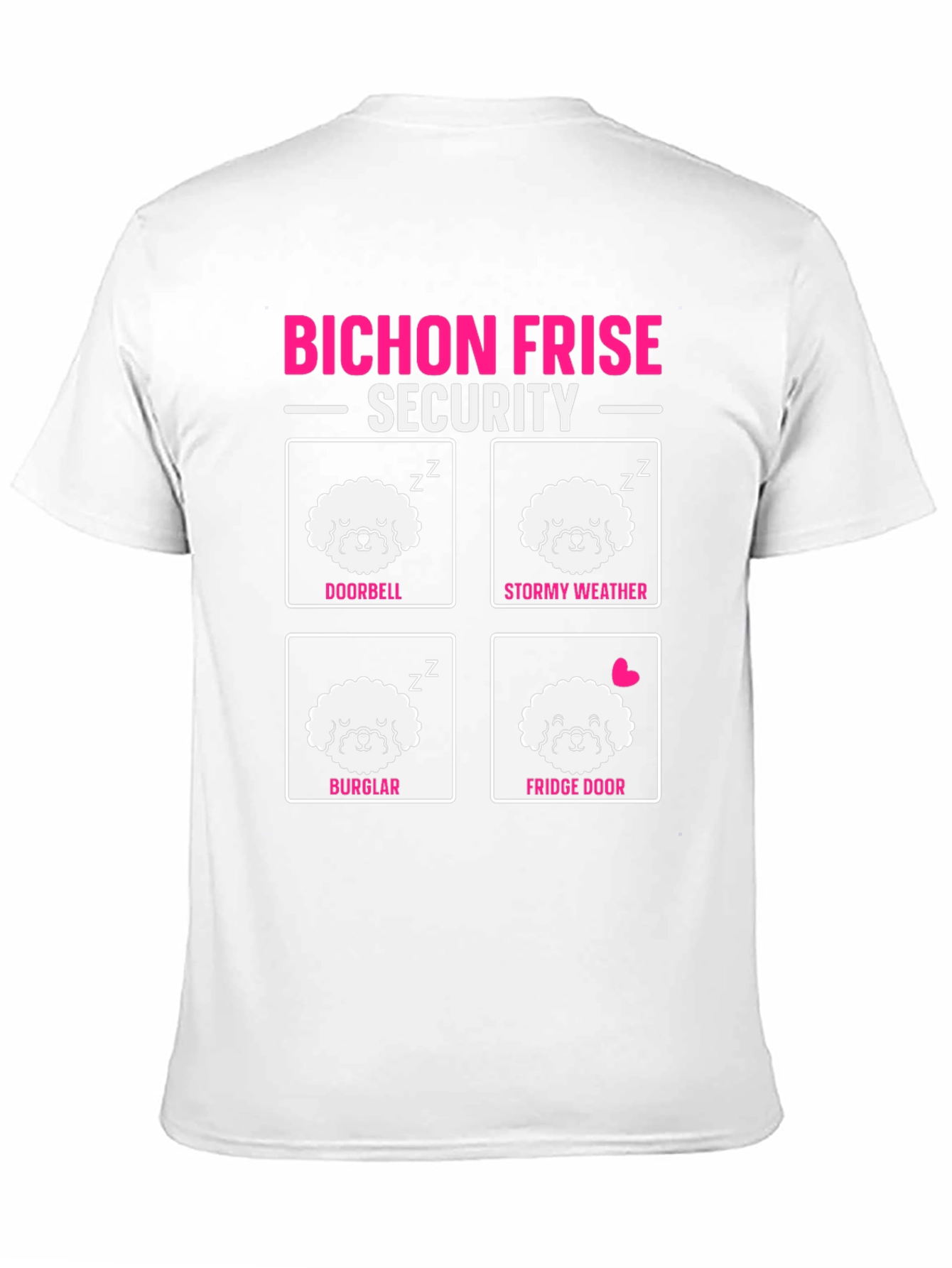 Camiseta Bichón Frise Security