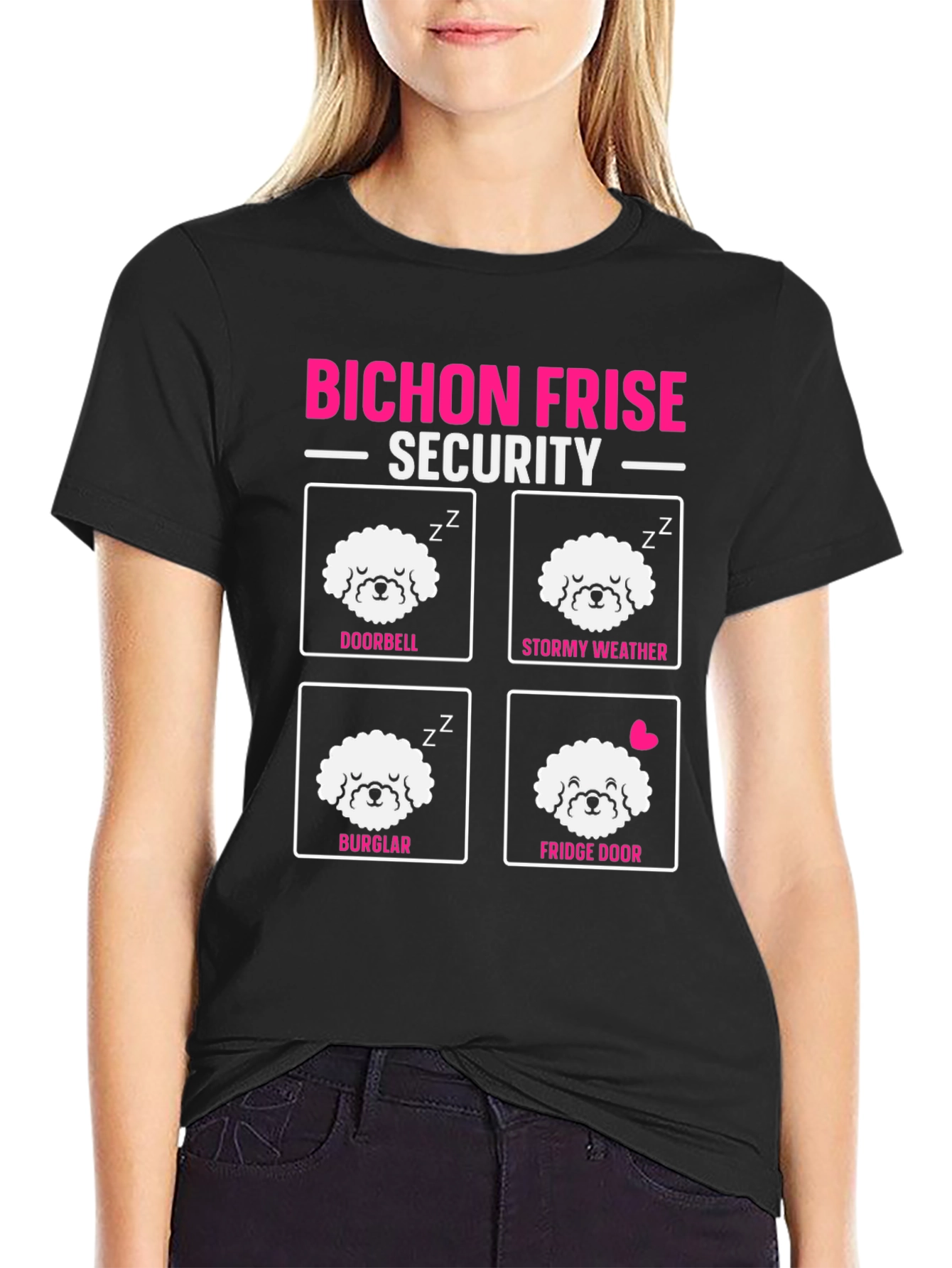 Camiseta Bichón Frise Security