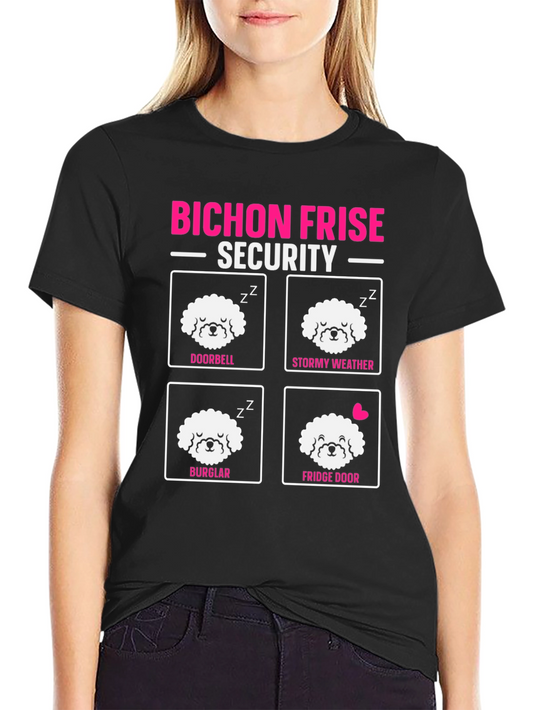 Camiseta Bichón Frise Security