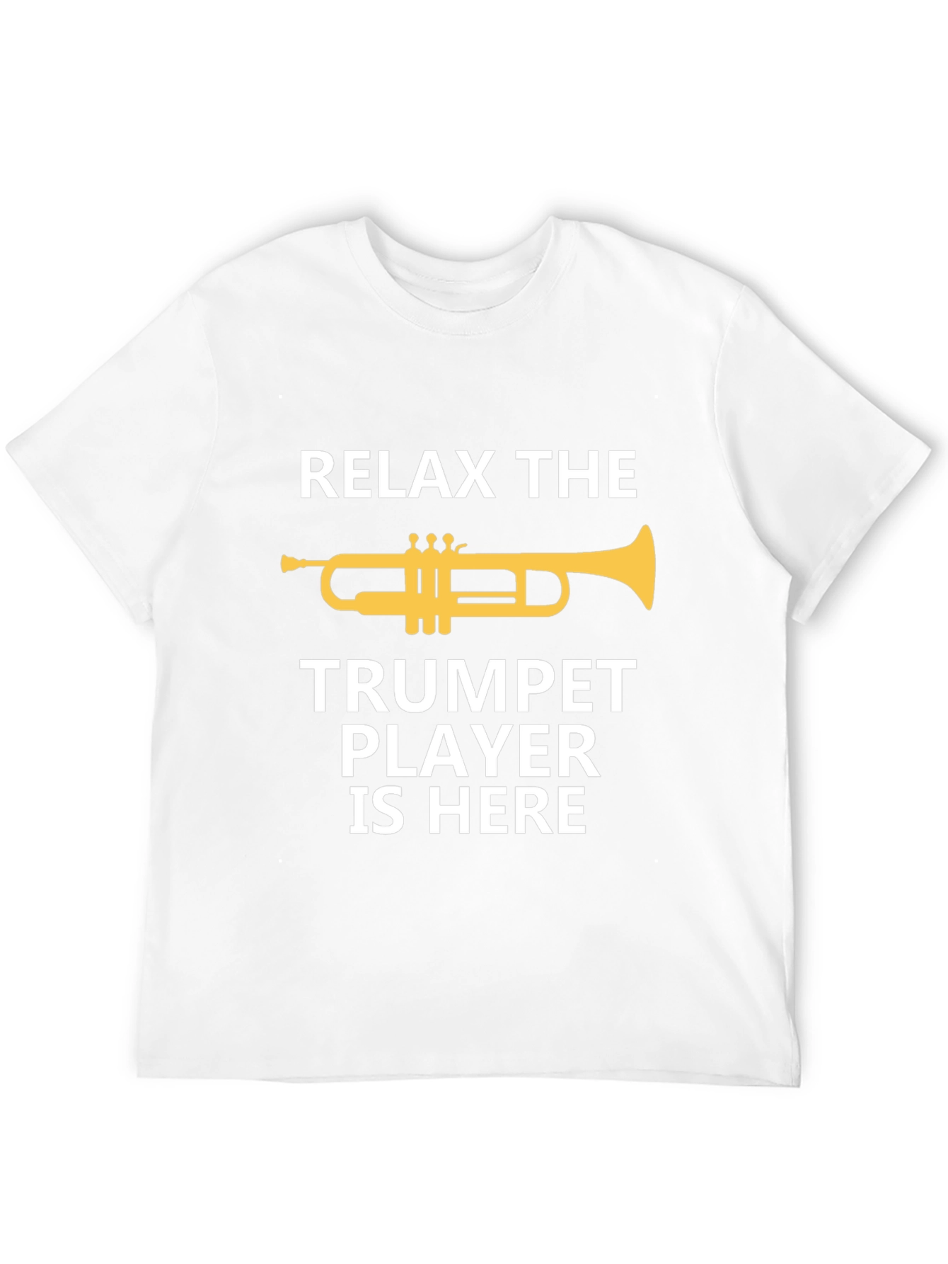 Camiseta Relax Trompetista Aquí Algodón
