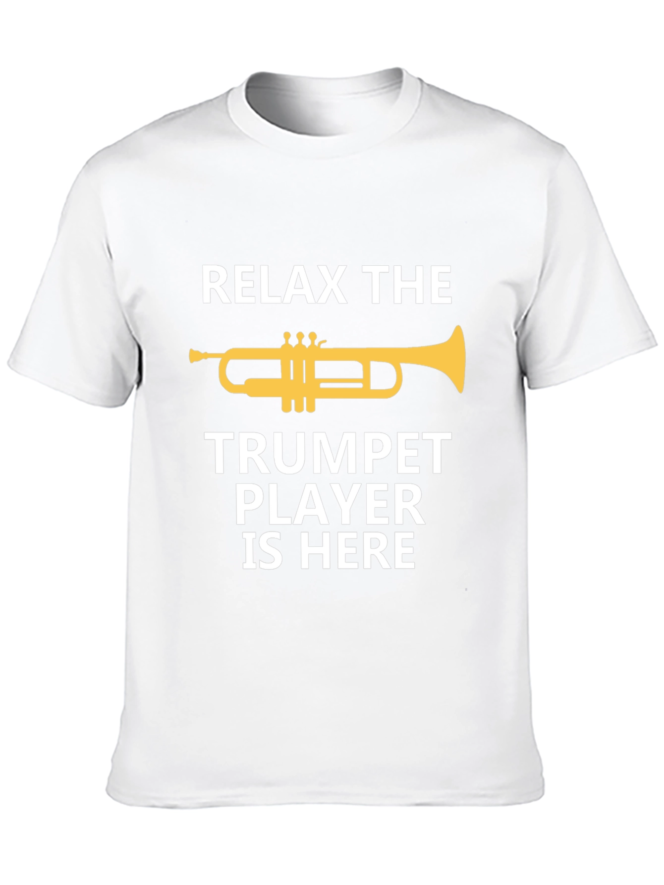 Camiseta Relax Trompetista Aquí Algodón
