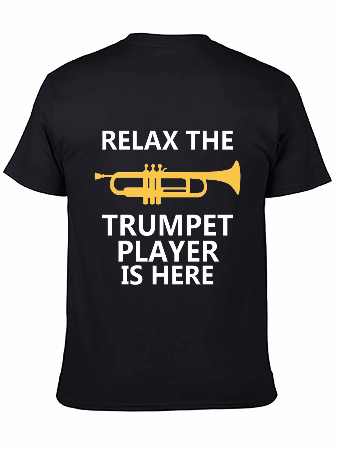 Camiseta Relax Trompetista Aquí Algodón