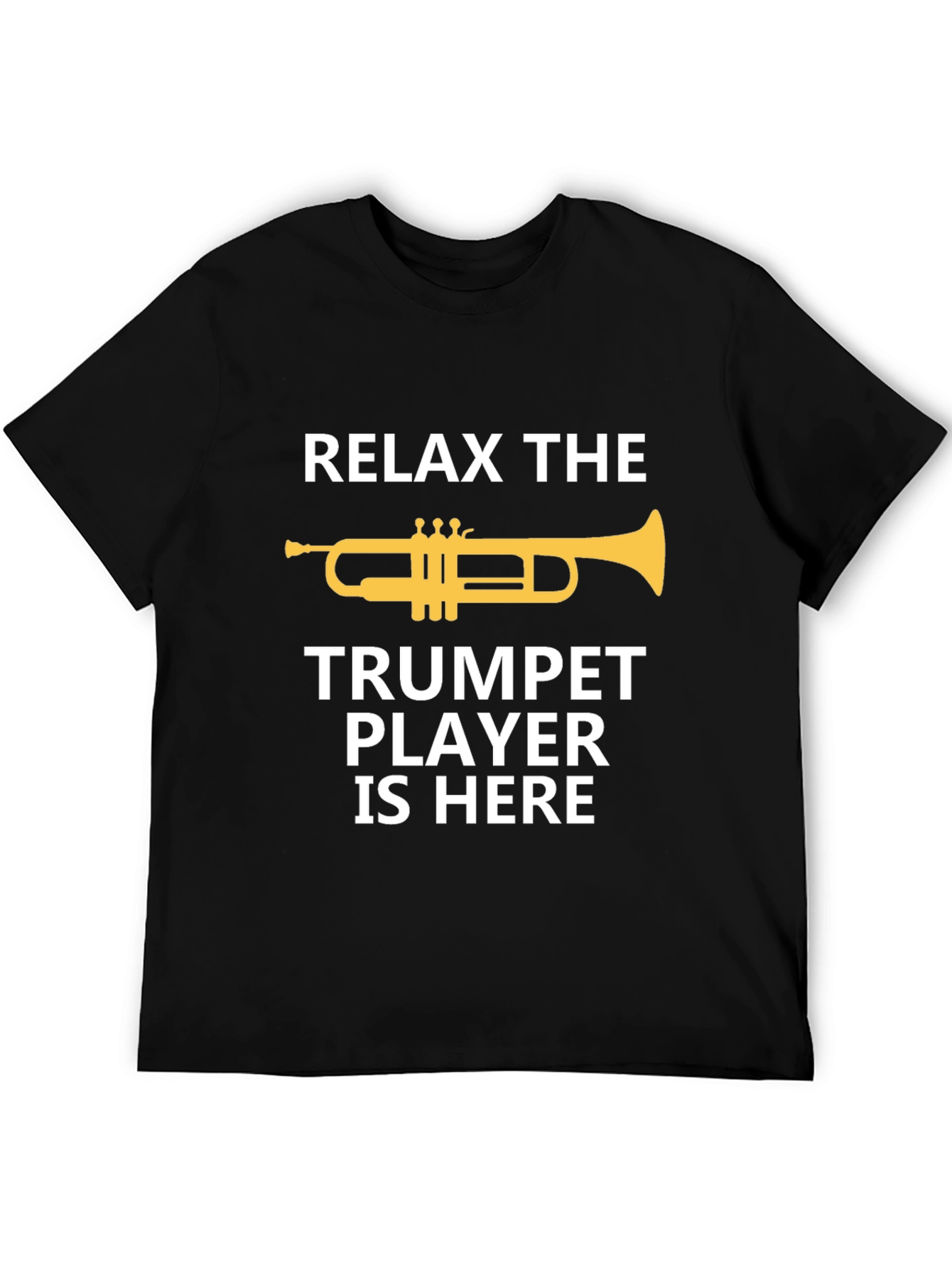 Camiseta Relax Trompetista Aquí Algodón