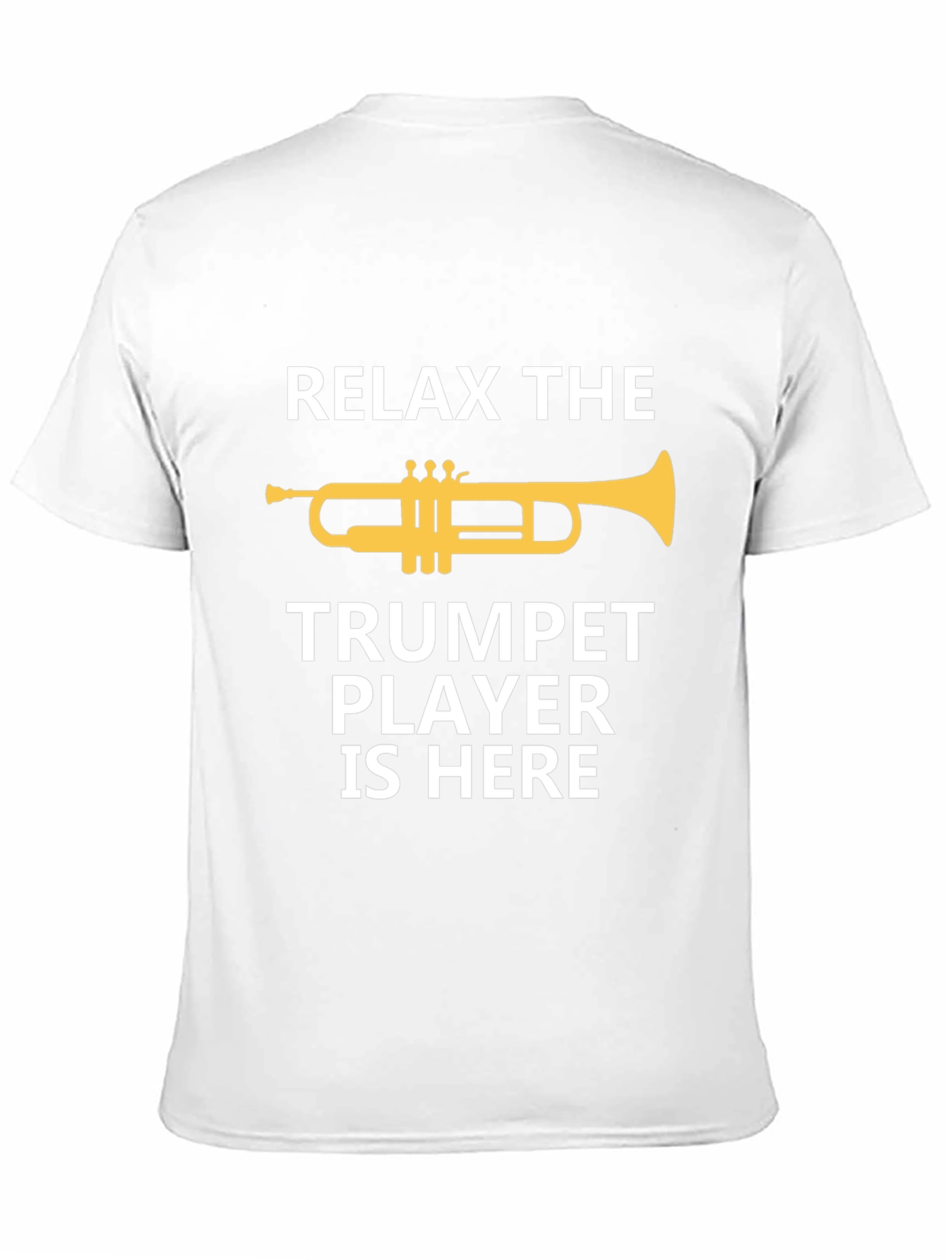Camiseta Relax Trompetista Aquí Algodón