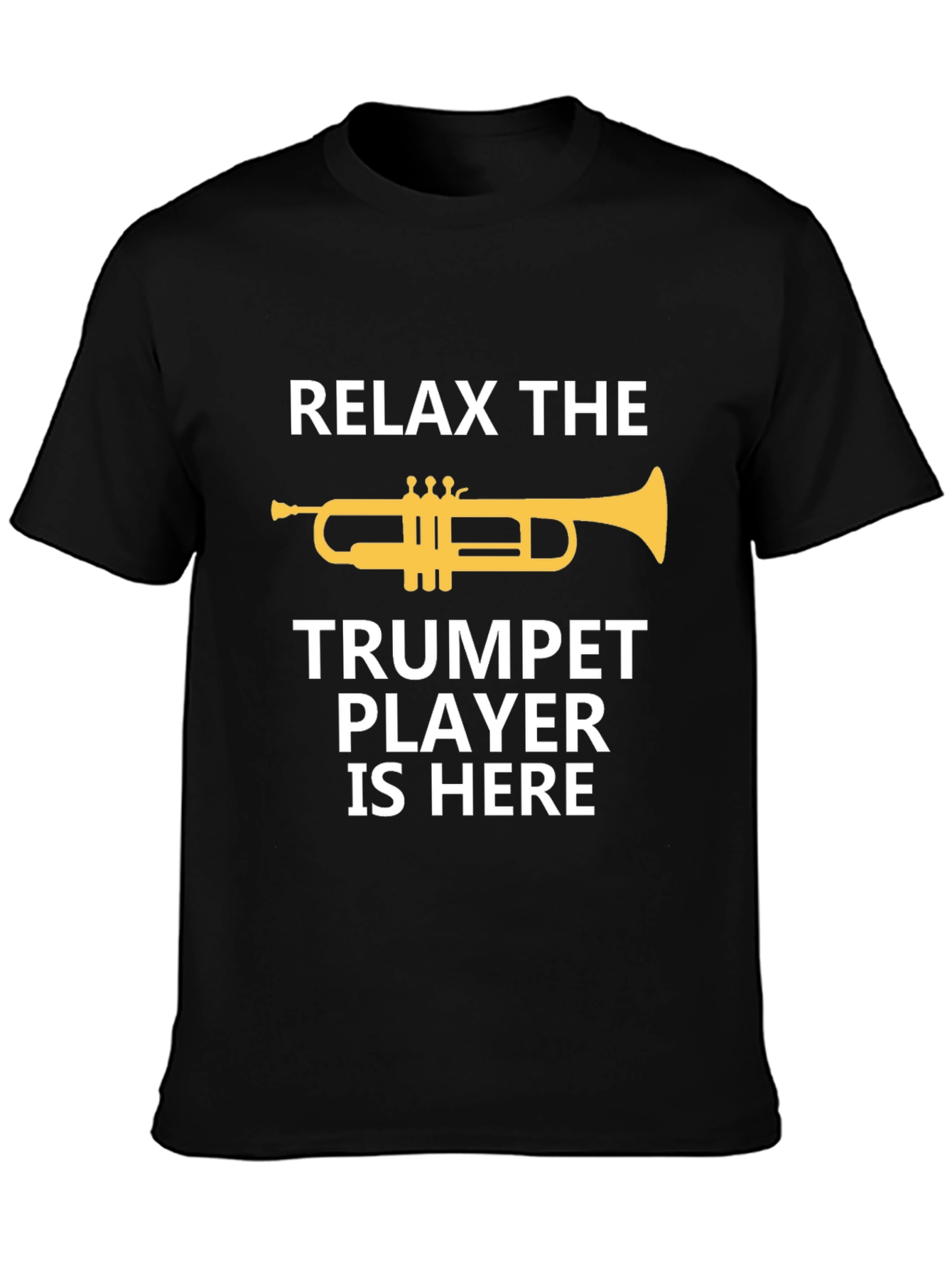 Camiseta Relax Trompetista Aquí Algodón