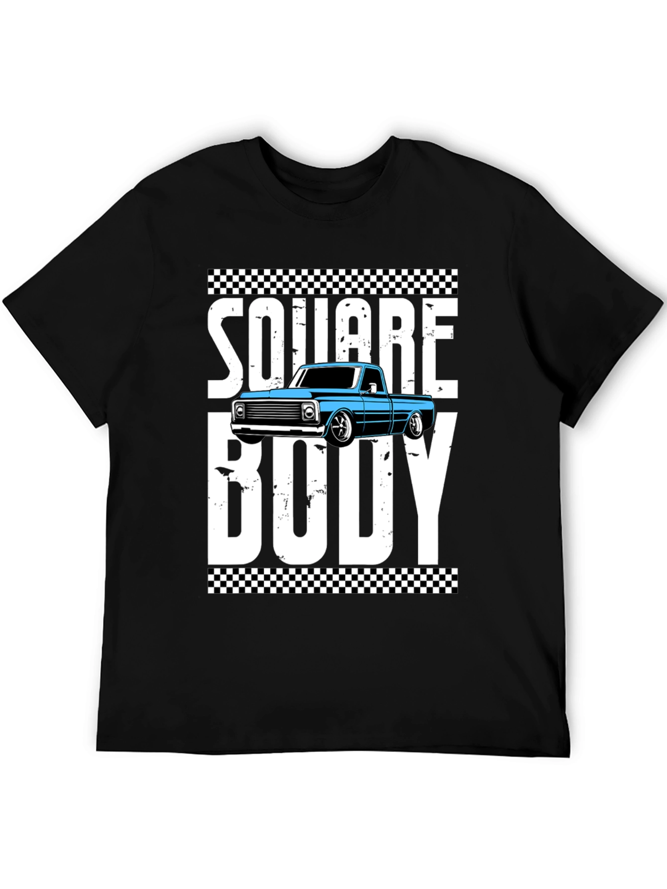 Camiseta Hombre Square Body Coche Clásico