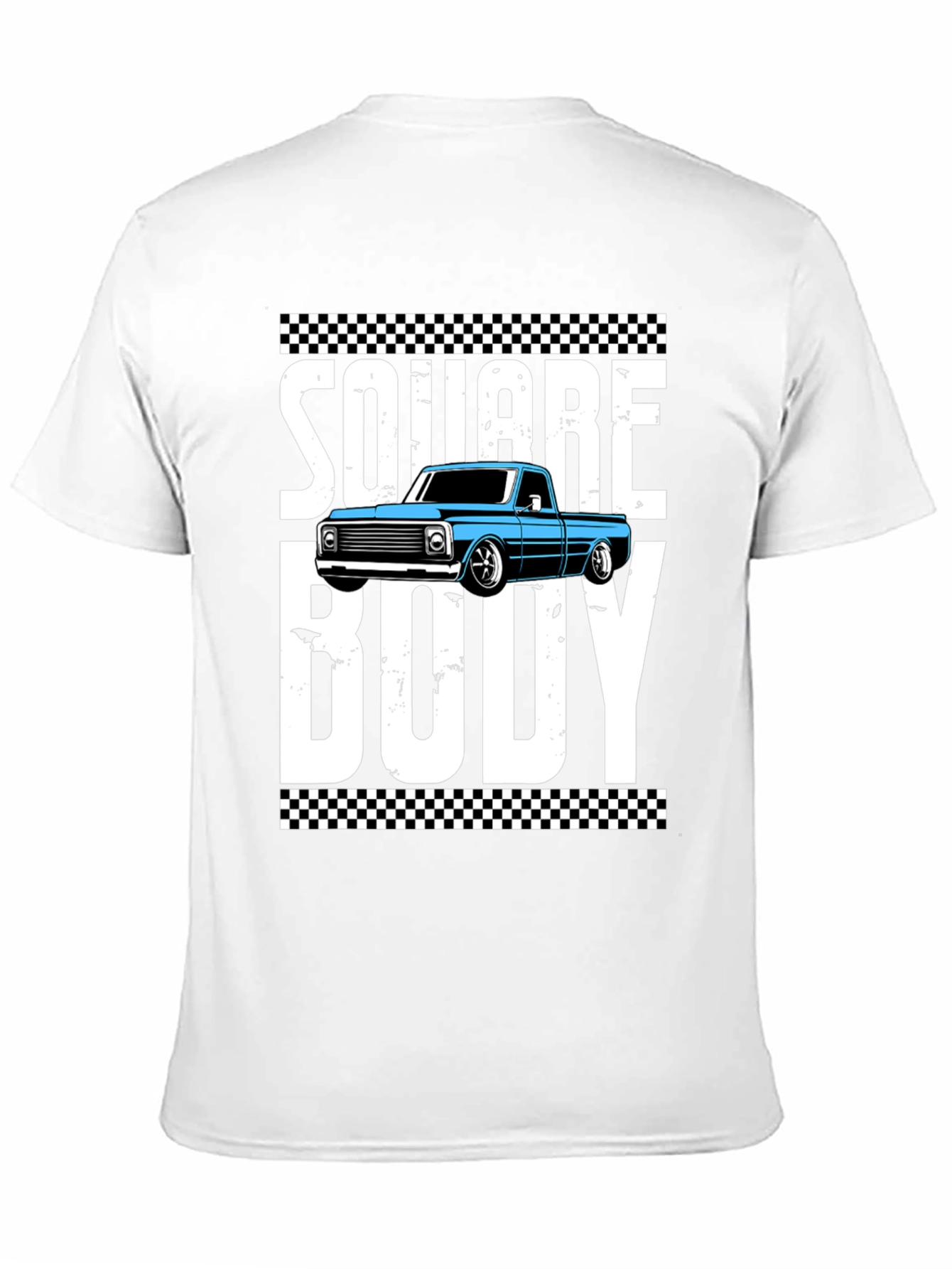 Camiseta Hombre Square Body Coche Clásico
