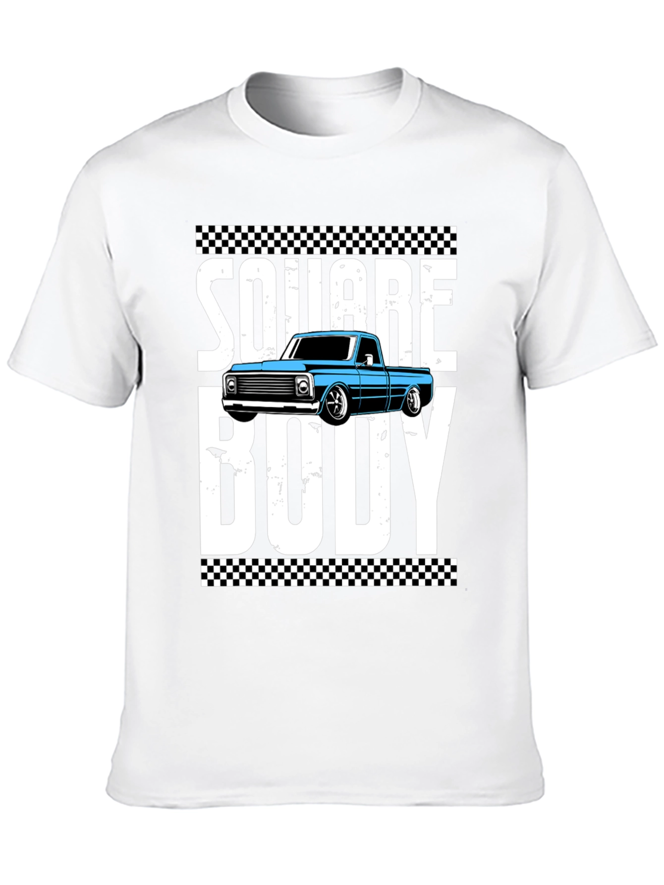 Camiseta Hombre Square Body Coche Clásico
