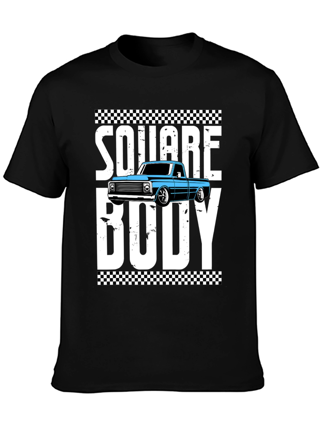 Camiseta Hombre Square Body Coche Clásico