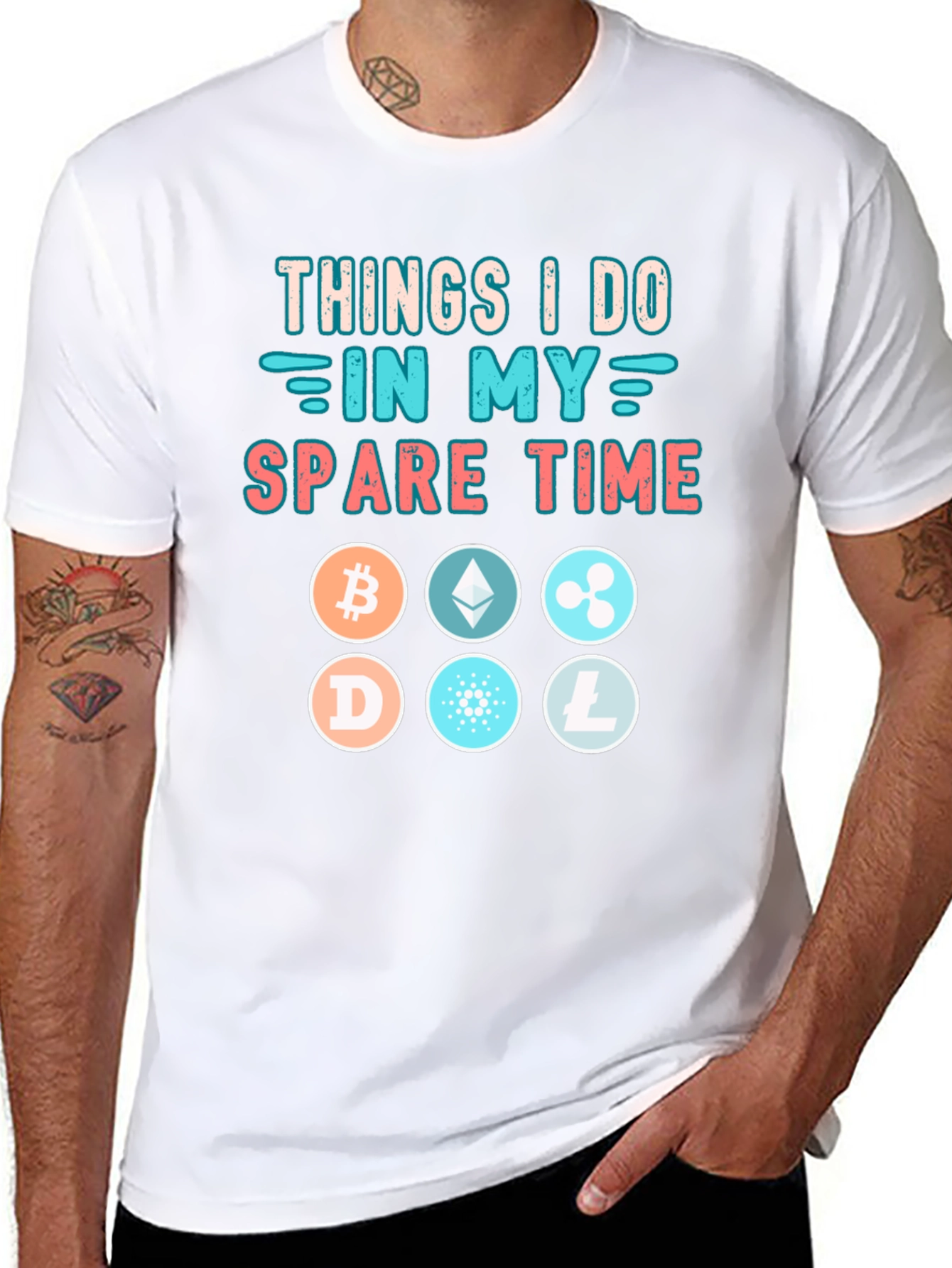 Camiseta Negra Things I Do In My Spare Time